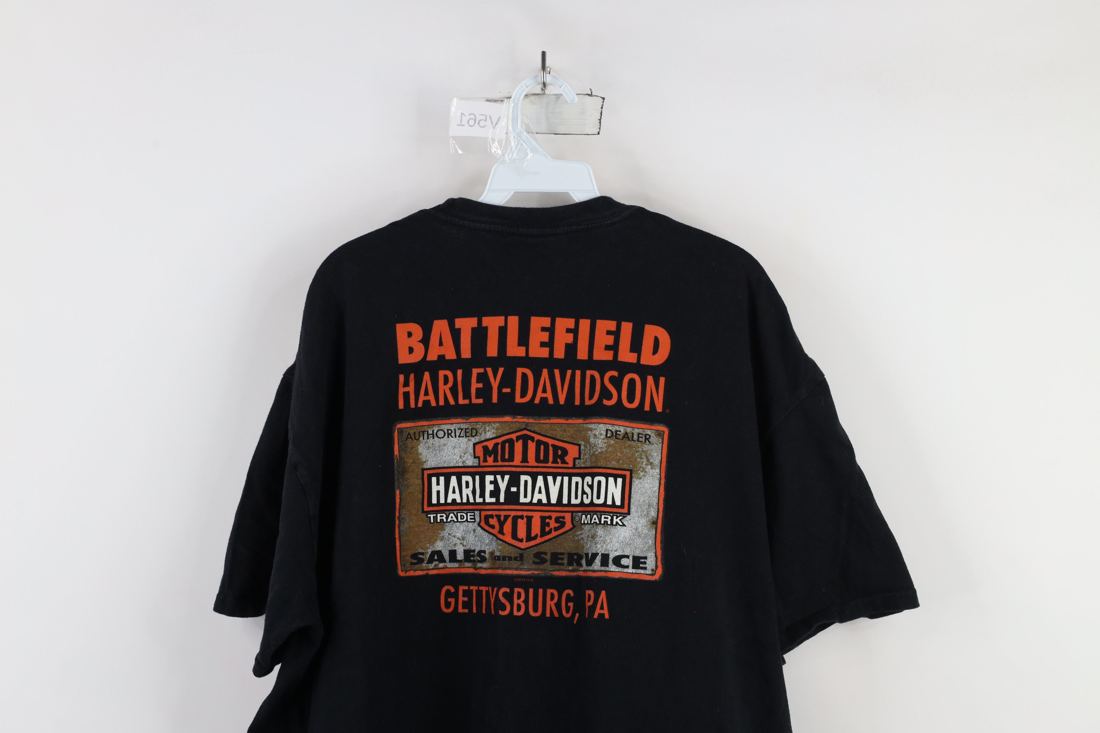 Harley Davidson × Vintage Vintage Y2K Harley Davidson Flames Wolf Short Sleeve T-Shirt Size US XXL / EU 58 / 5 - 12 Thumbnail