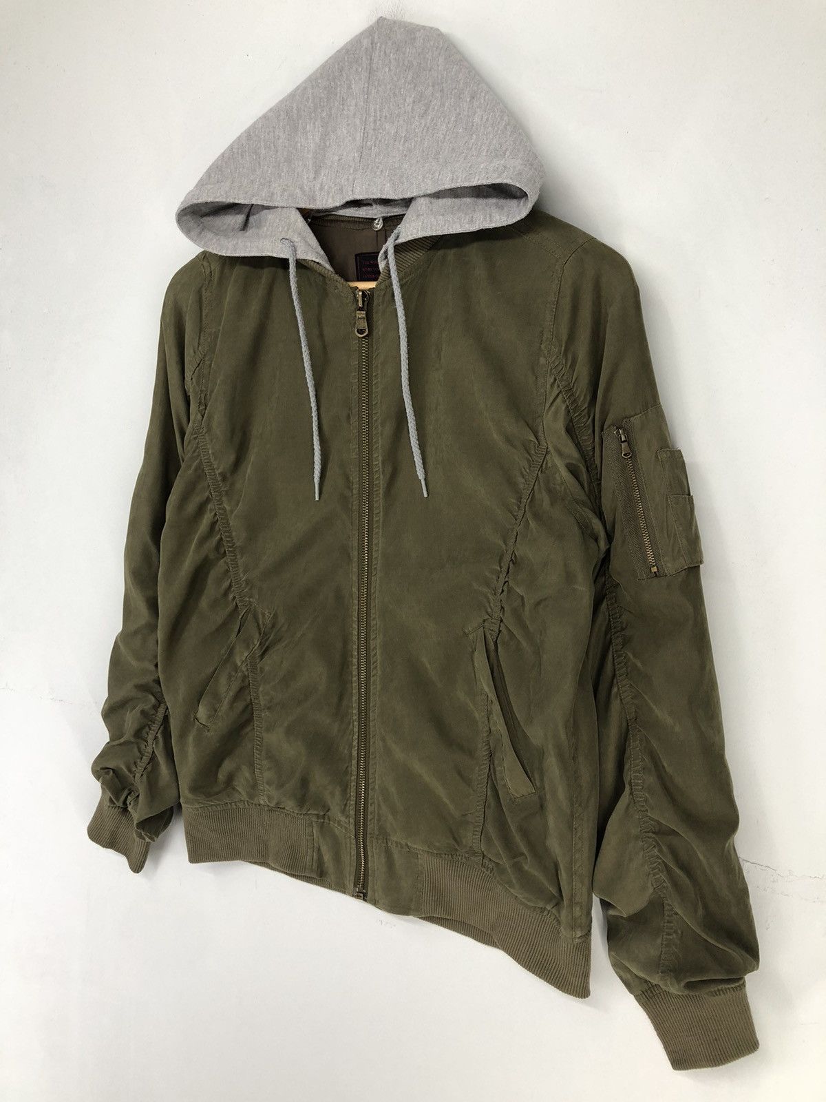 Japanese Brand × Vintage Private Pause Hooded Bomber Jacket Size US M / EU 48-50 / 2 - 4 Thumbnail