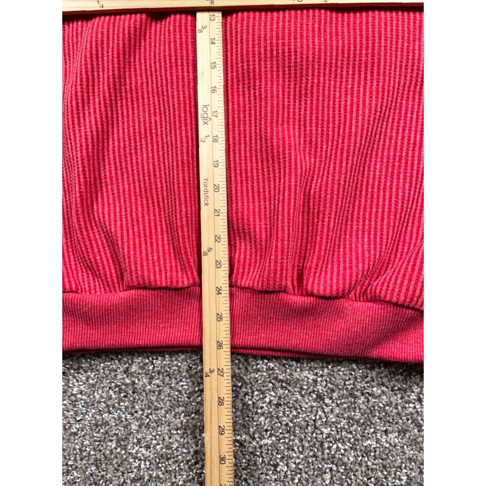 Vintage VINTAGE Knightsbridge Polo Shirt Man Big 2X Red Ribbed Paneled 80s 90s Casual Shirt Mens Red Knightsbridge Polo Shirt II Size US XXL / EU 58 / 5 - 7 Thumbnail