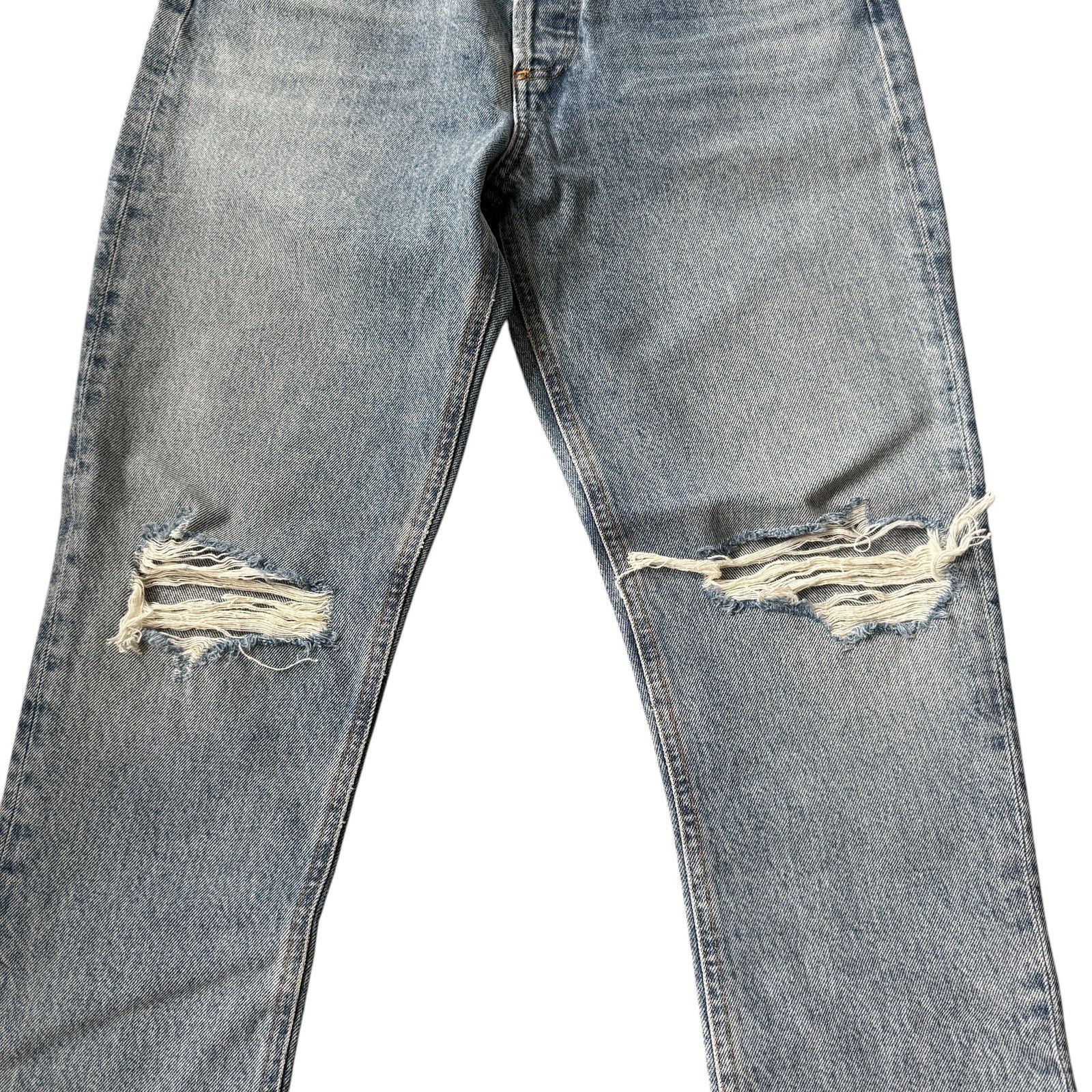 Agolde New with tags Riley High Rise Straight Crop Jean Escalate Size 25" / US 0 / IT 36 - 8 Thumbnail