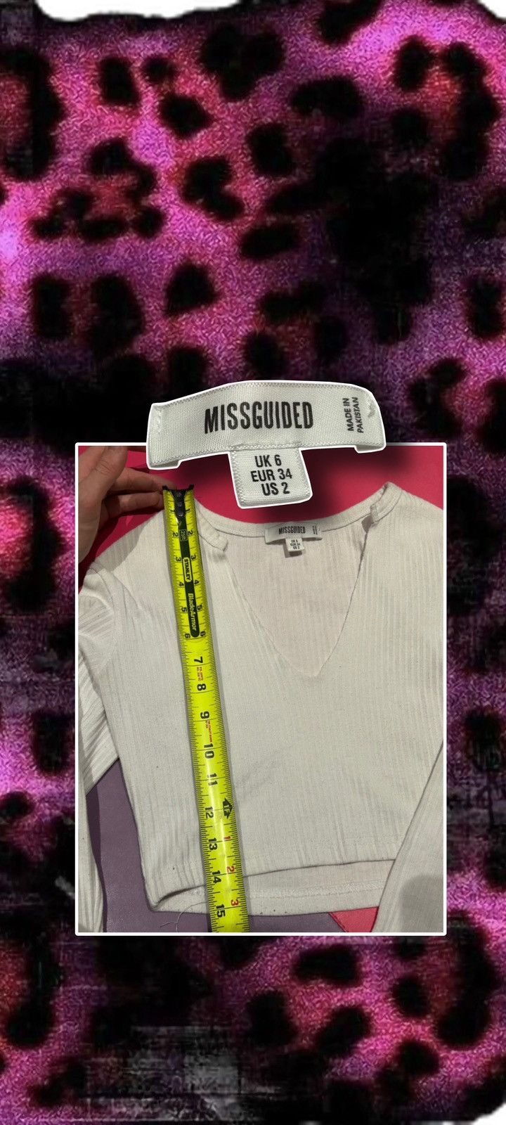 Japanese Brand × Vintage MISGUIDED Ribbed Crop Top Size XS / US 0-2 / IT 36-38 - 2 Thumbnail
