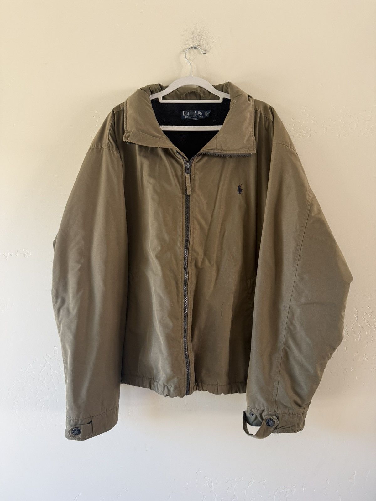 Polo Ralph Lauren Vintage Olive Brown Polo Ralph Lauren Windbreaker Jacket Size US XXL / EU 58 / 5 - 2 Thumbnail