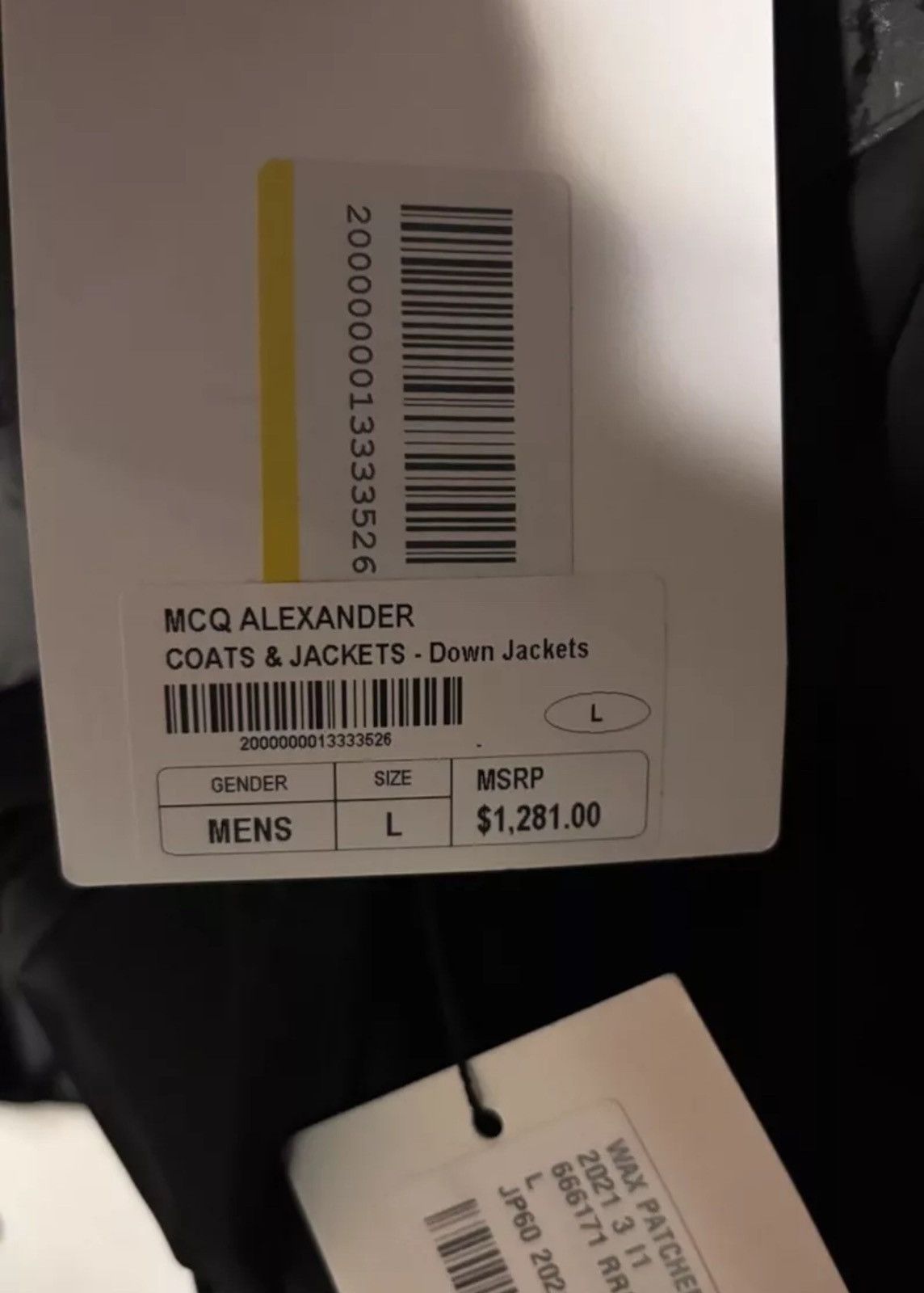Alexander McQueen $1300 Mcq By Alexander Mcqueen Puffer jacket Size US L / EU 52-54 / 3 - 9 Thumbnail