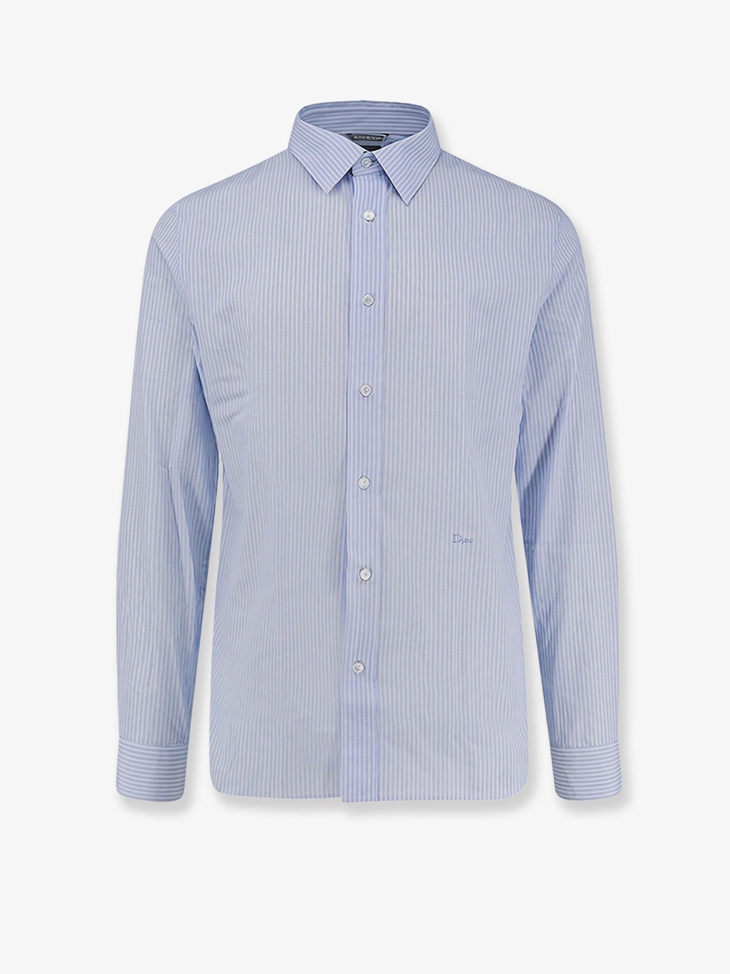 Dior Cotton Shirt With Striped Motif Size US XL / EU 56 / 4 - 1 Thumbnail