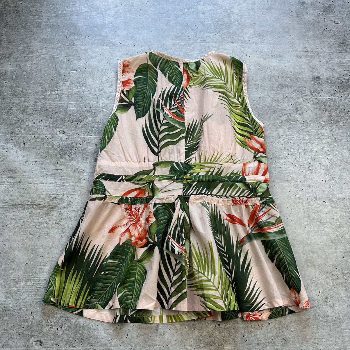 Sportmax Sportmax Code Pink Leaf And Floral Print Top Size M / US 6-8 / IT 42-44 - 9 Thumbnail