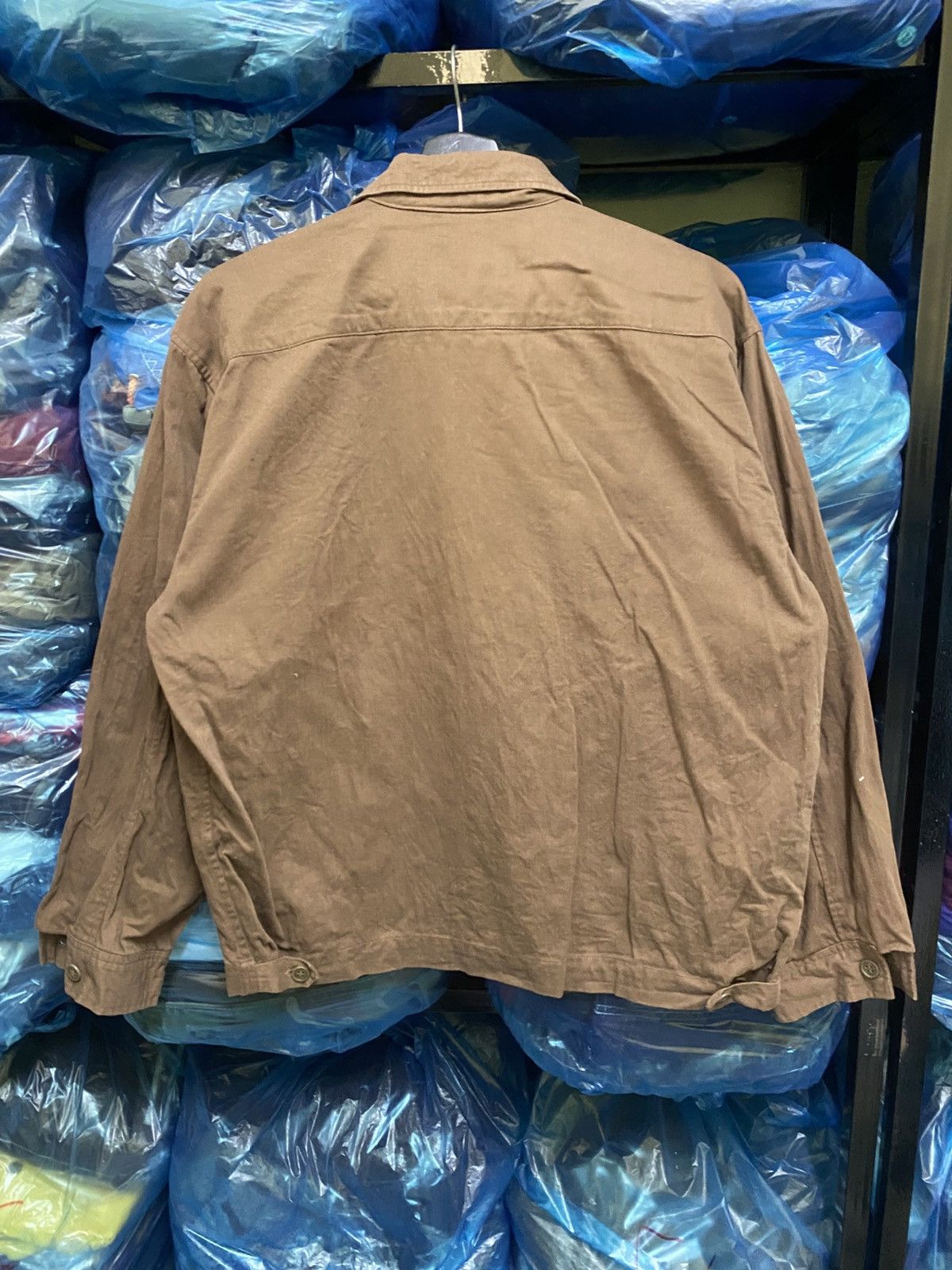 Japanese Brand Yokohama Bay Vintage Brown Cotton Jacket Casual Outerwear Size US L / EU 52-54 / 3 - 10 Thumbnail