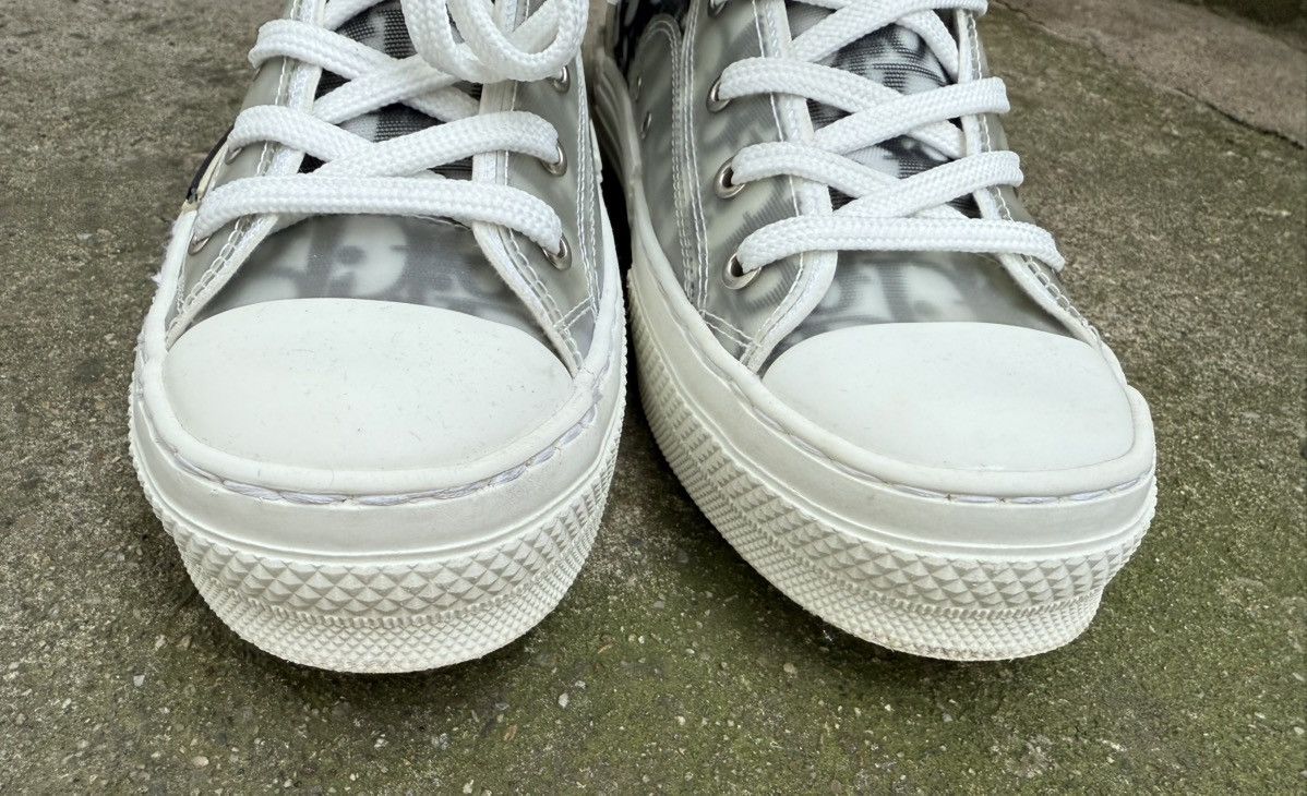 Dior Christian Dior B23 HIGH-TOP White/Black Dior Oblique Canvas Size US 8.5 / EU 41-42 - 4 Thumbnail