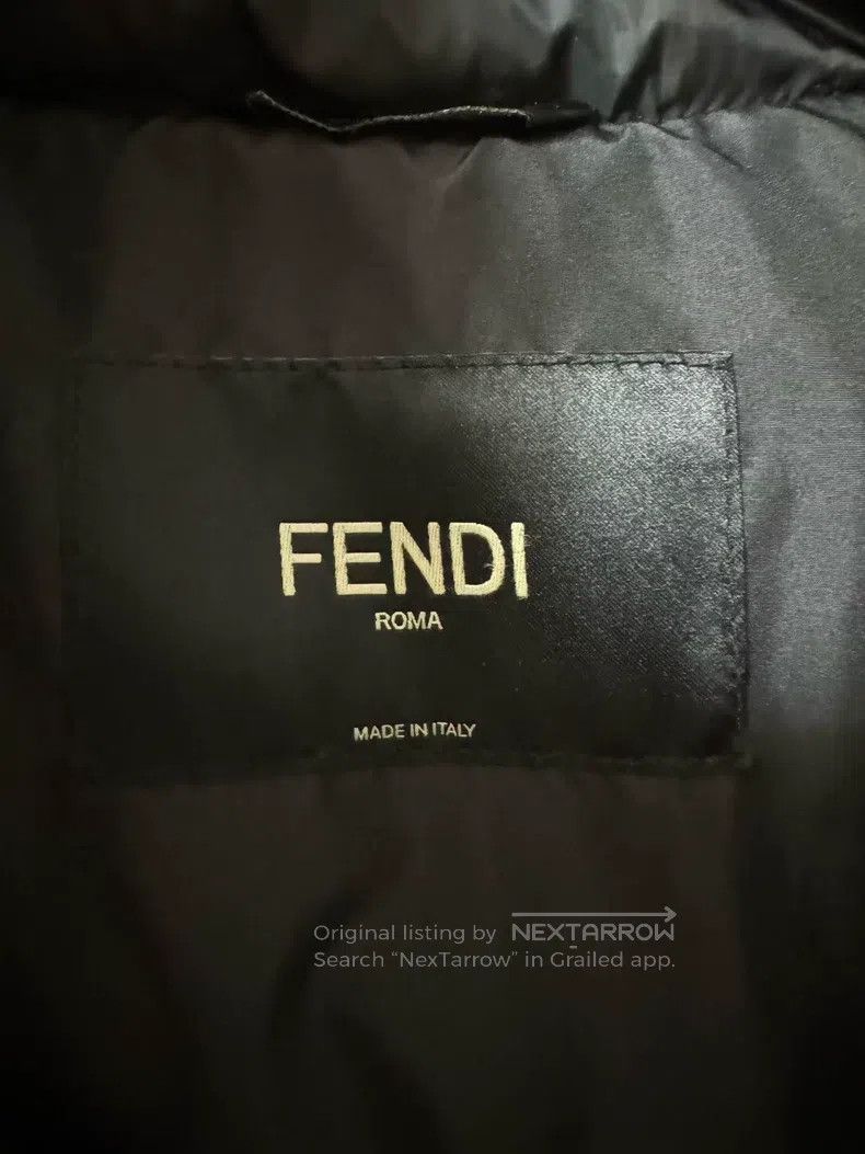 Fendi Fendi Oversized High-Neck Patchwork Zip-Up Long-Sleeve Jac Size US S / EU 44-46 / 1 - 3 Thumbnail