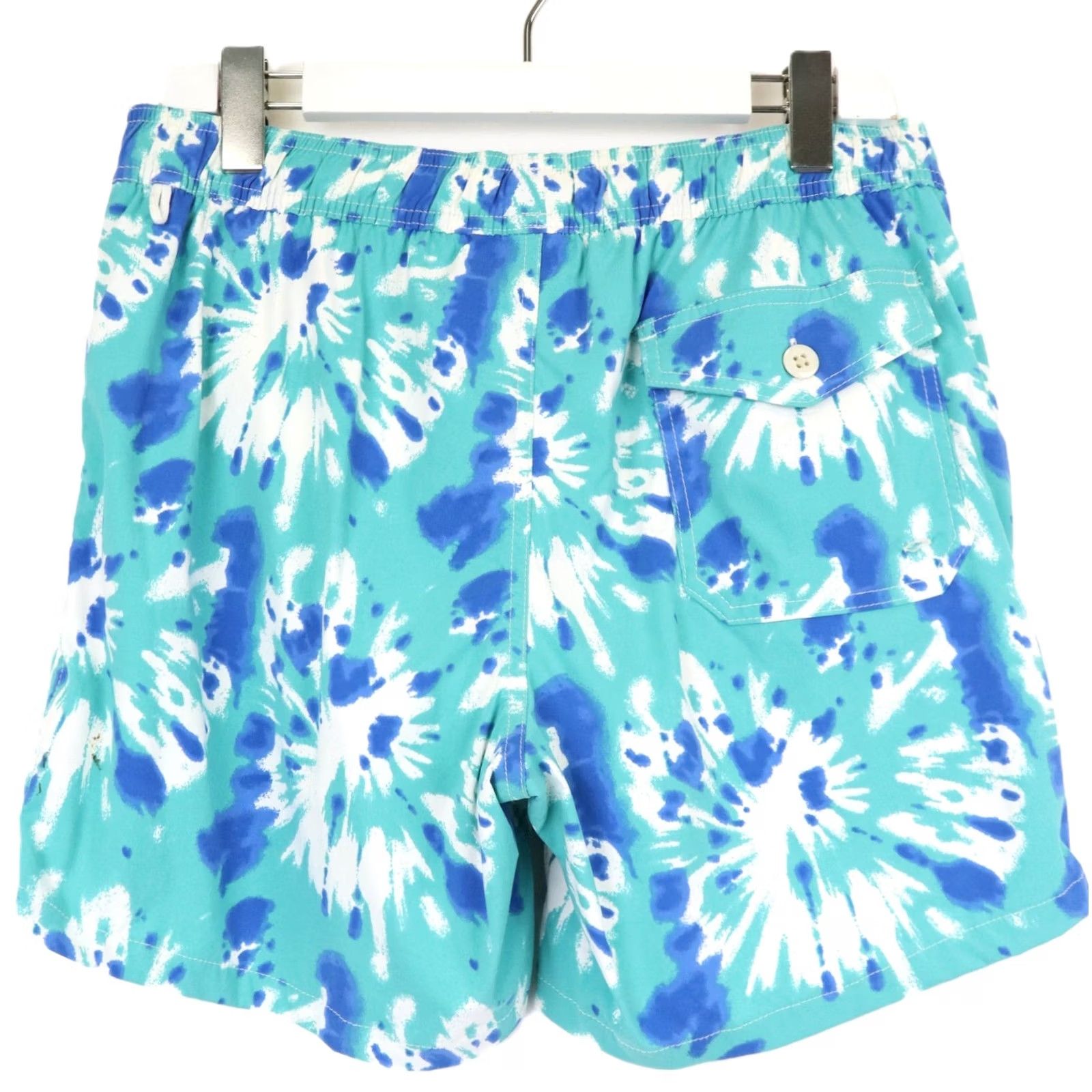 J.Crew J.CREW Original Swimwear Shorts Men's MEDIUM Drawstring Lined Tie-Dye Blue Pattern Slim Pockets 6in Inseam Tie-Dye Size US 31 - 2 Thumbnail