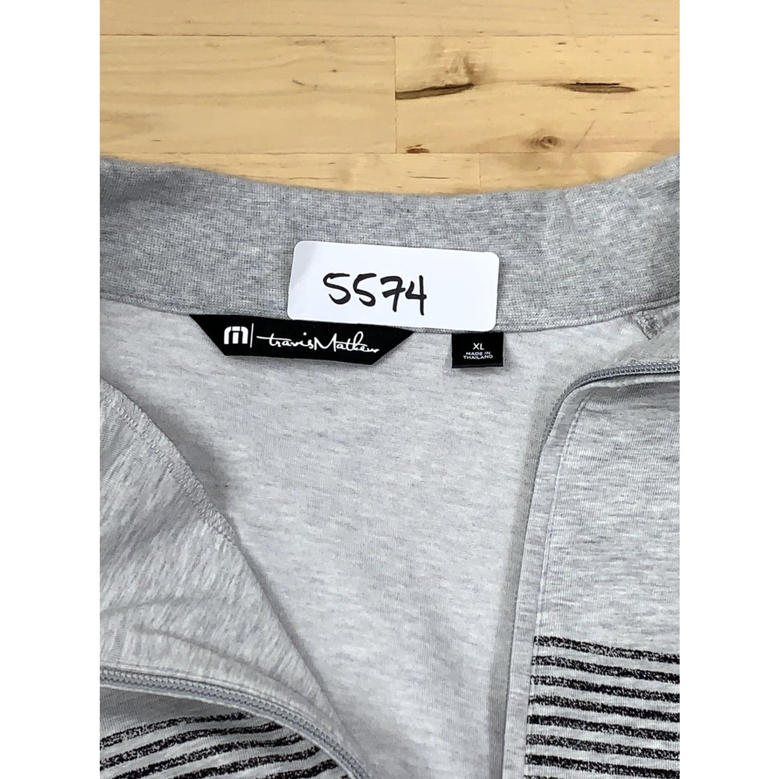 TravisMathew Travis Mathew Mens 1/4 Zip Pullover Sweater M Gray Golf Casual Shirt Size US M / EU 48-50 / 2 - 3 Thumbnail