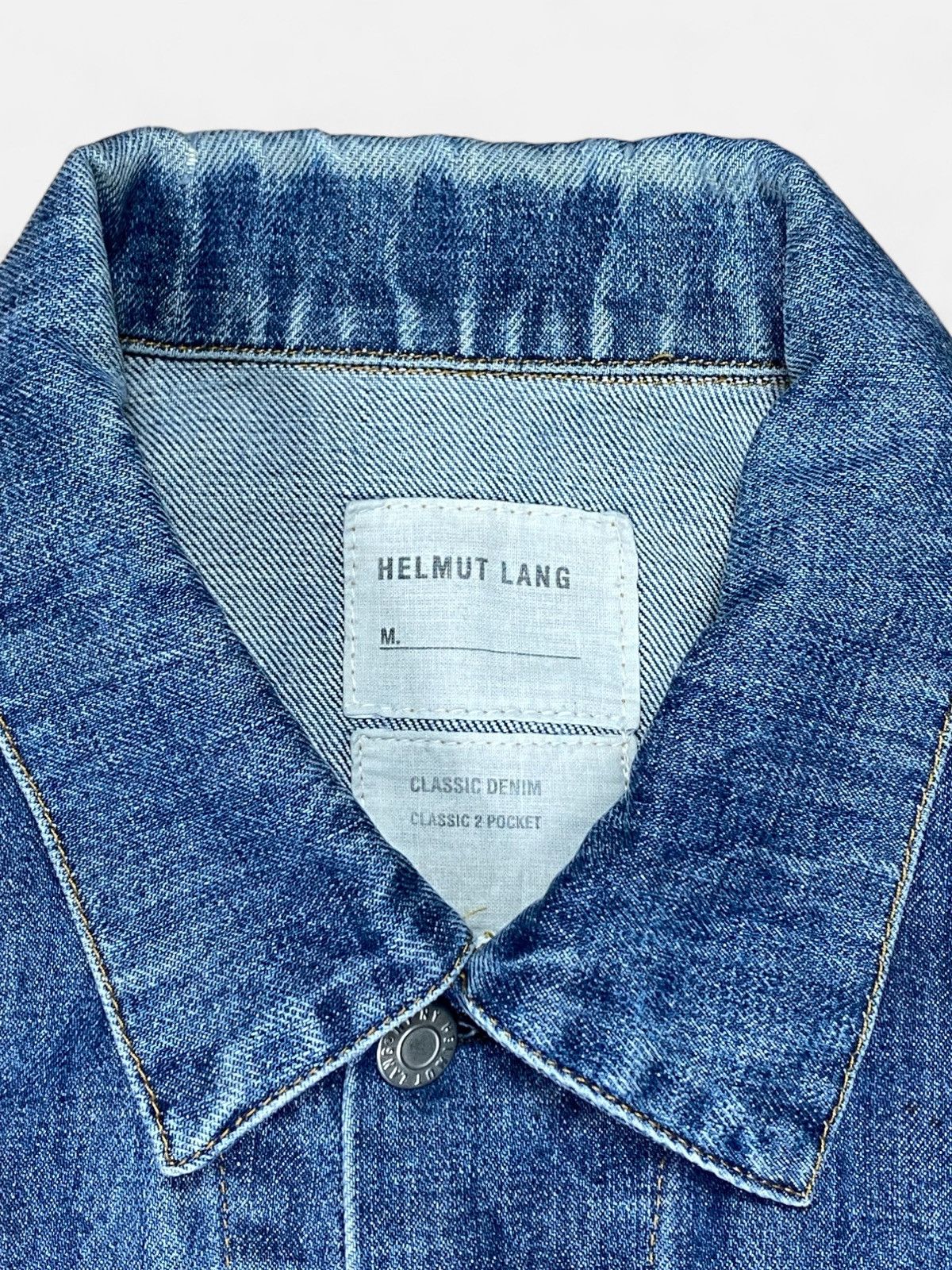 Helmut Lang Helmut Lang - Classic 2 Pockets Denim Jacket Size US M / EU 48-50 / 2 - 5 Thumbnail