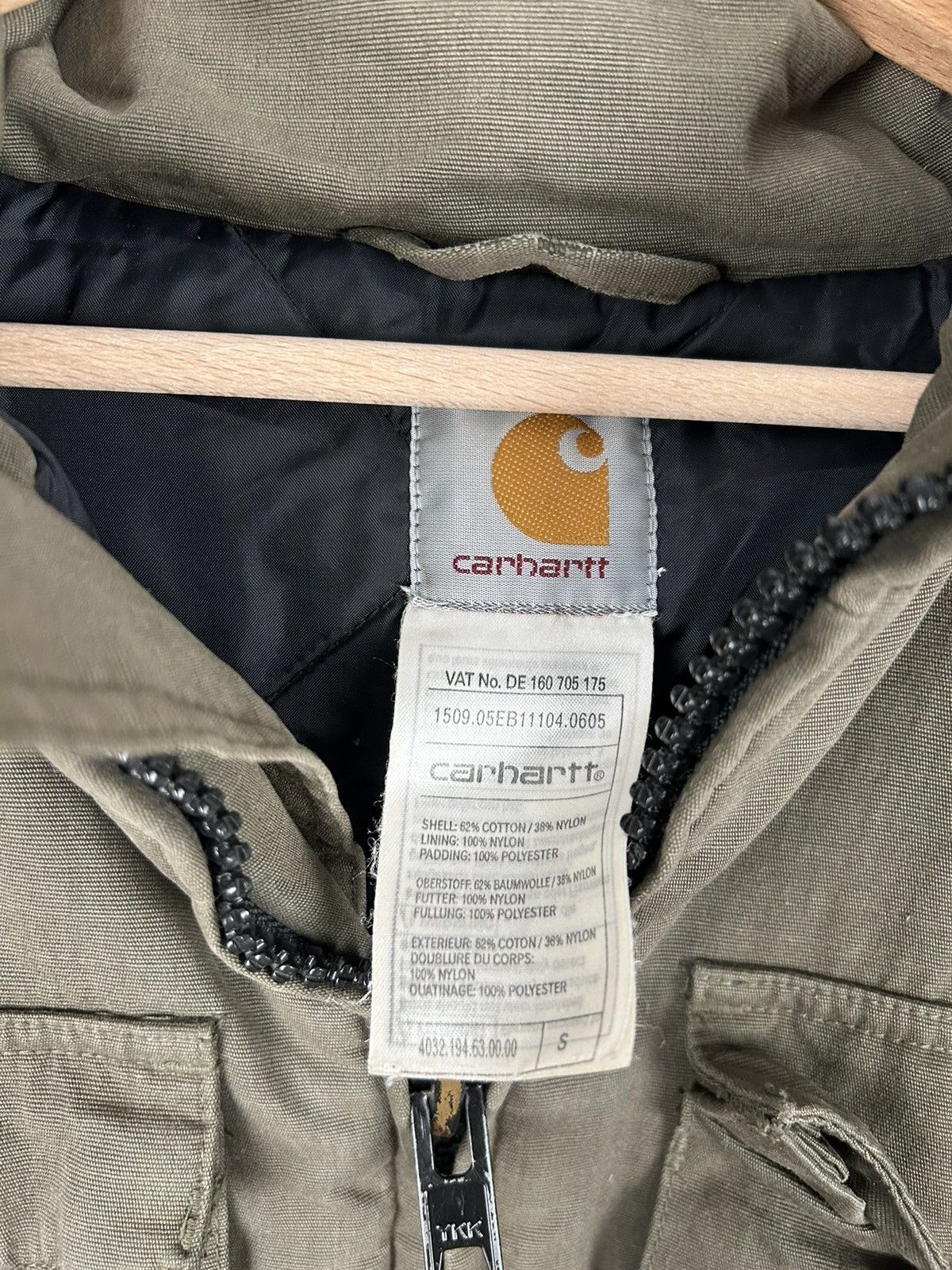 Carhartt Vintage Carhartt Military Parkas Jacket Japanese Olive 90s Size US S / EU 44-46 / 1 - 7 Thumbnail