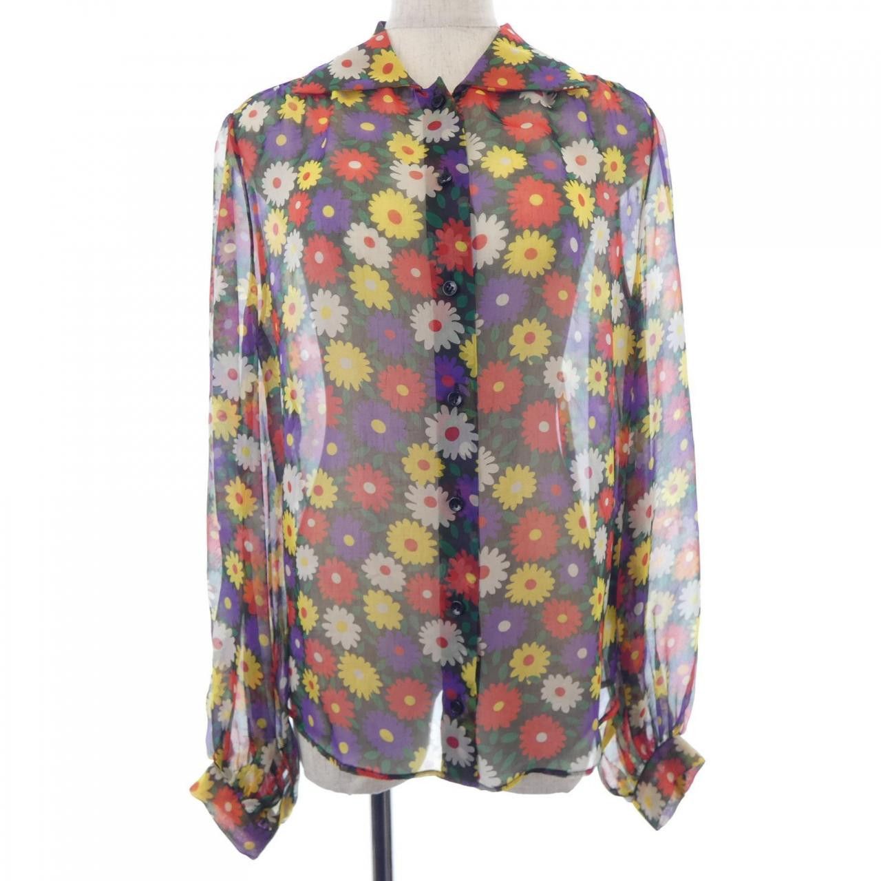 Yves Saint Laurent Yves Saint Laurent Saint Laurent 650240 Y6C92 Silk Shirt Others Dress Shirt 650240 Y6C92 DUTY FREE for USA Size ONE SIZE - 1 Thumbnail