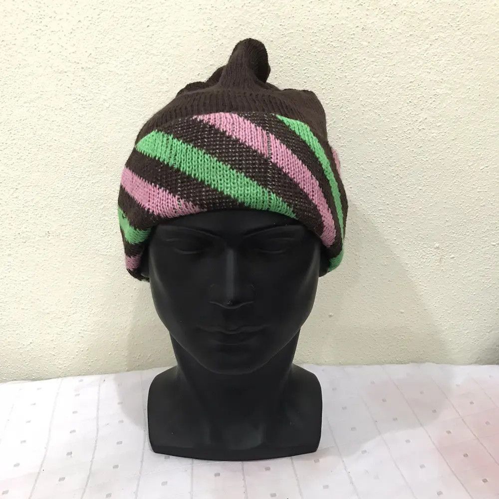 Japanese Brand × Vintage Japanese Brand Plain Beanie Hat Size ONE SIZE - 3 Thumbnail