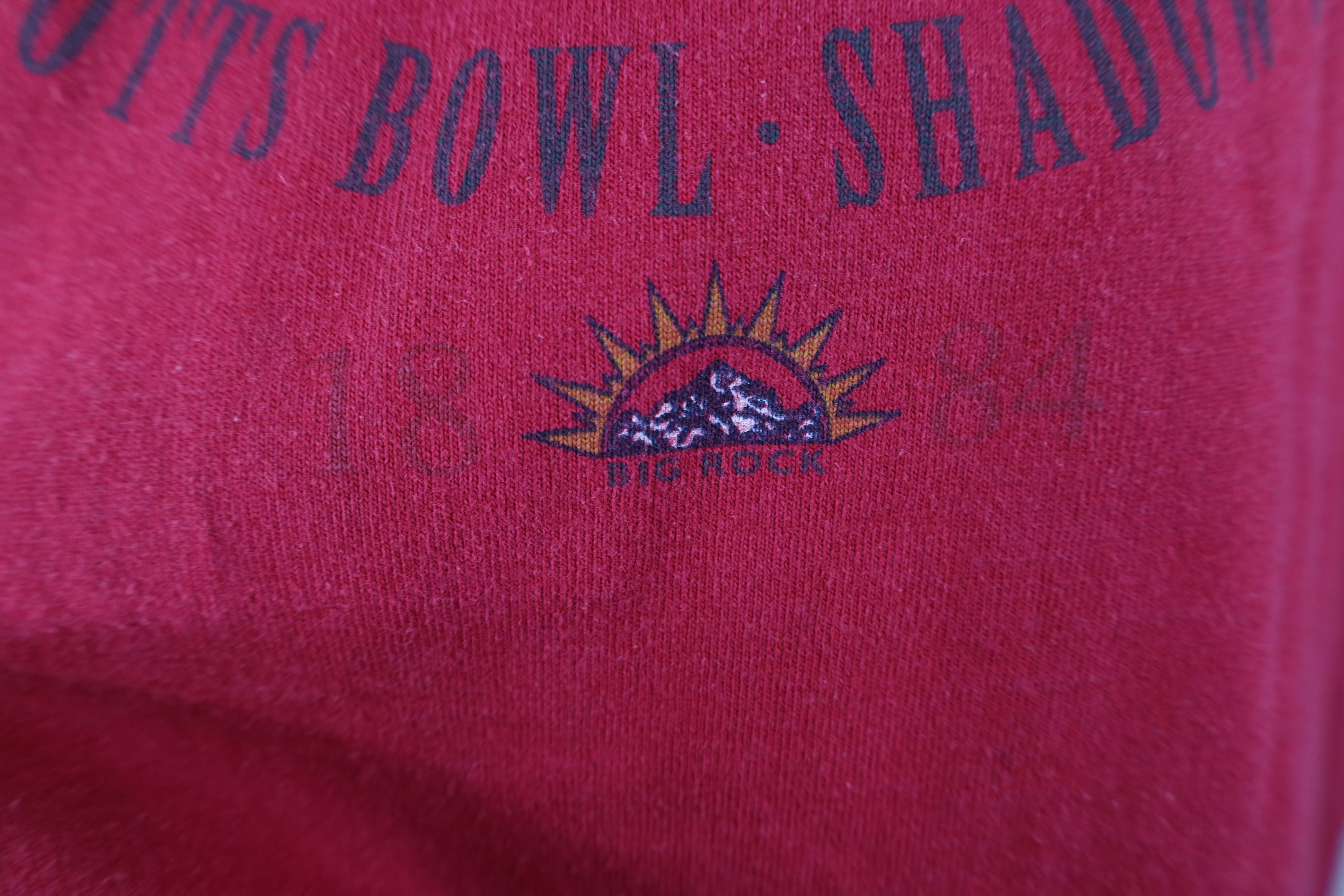 Vintage Vintage 90s Utah Jupiter Bowl Long Sleeve T-Shirt Red USA Size US XL / EU 56 / 4 - 11 Thumbnail
