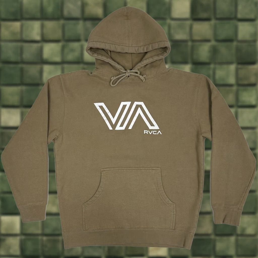 RVCA RVCA Shirt Mens M Tan Sand Hoodie Sweatshirt Hooded 75x26 Inches Size US M / EU 48-50 / 2 - 1 Thumbnail