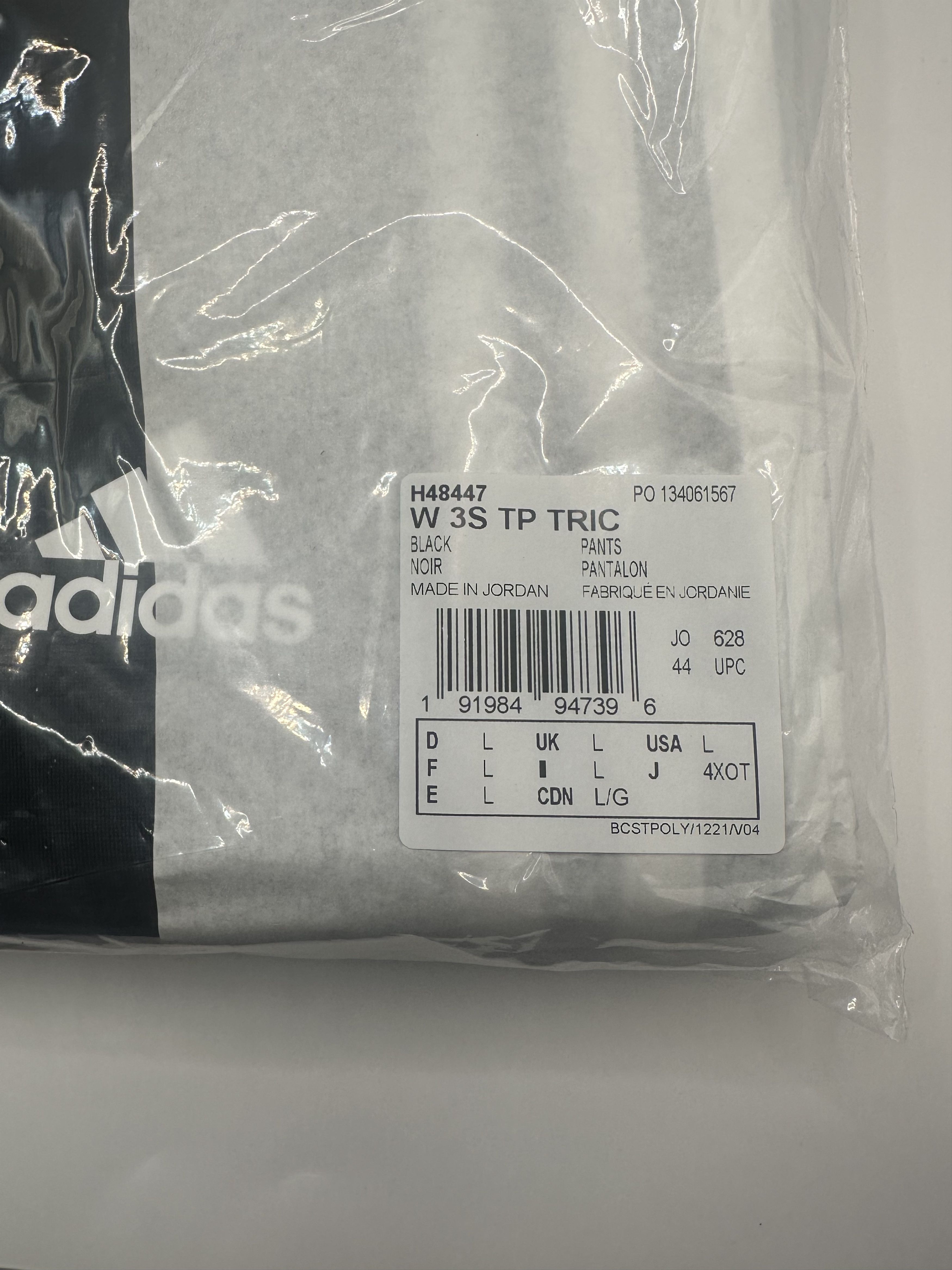 Adidas Adidas Essentials Slim Tapered 3-Stripes Track Pants size L Size 33" - 4 Thumbnail