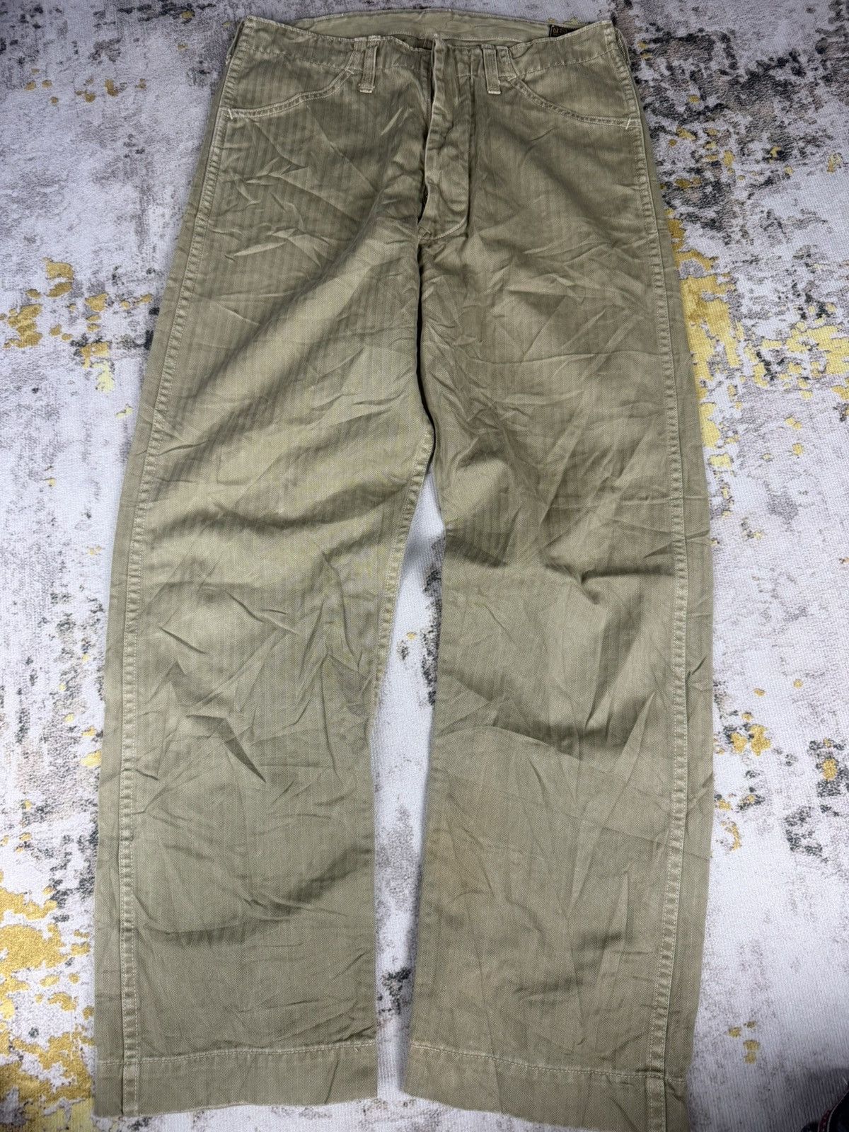 Orslow Orslow Herringbone Fatigue Pants Size US 30 / EU 46 - 1 Thumbnail