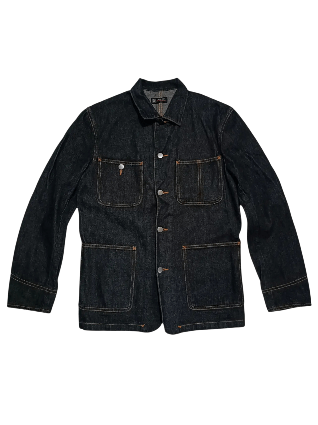 Japanese Brand Japanese Dry Indigo Denim Chore Jacket Size US M / EU 48-50 / 2 - 7 Thumbnail