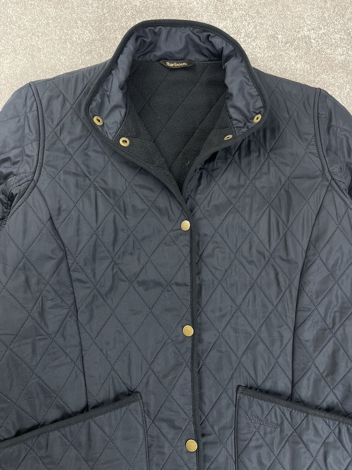 Barbour Women’s Barbour Combe Polarquilt Navy Jacket Size UK 16 Size XL / US 12-14 / IT 48-50 - 5 Thumbnail