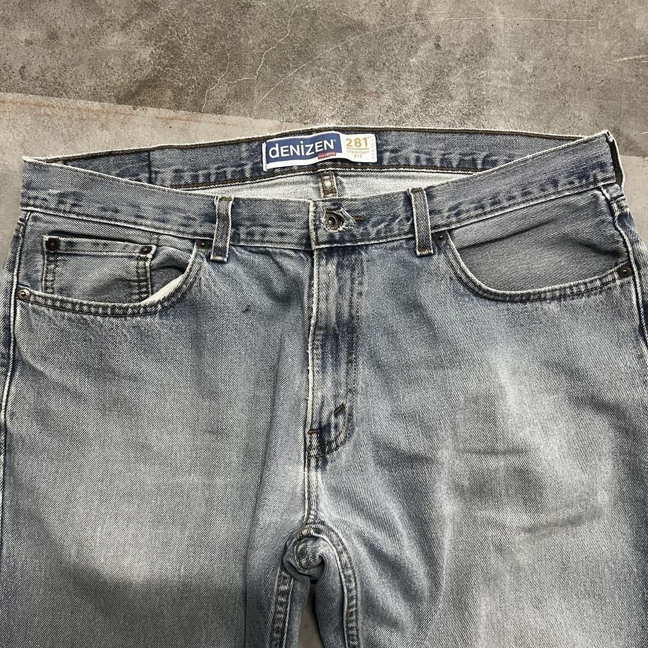 Levi's Crazy Vintage Y2K/2000s Baggy Levis Skater Style Light Blue Wash Denim Jeans! Size US 36 / EU 52 - 4 Thumbnail