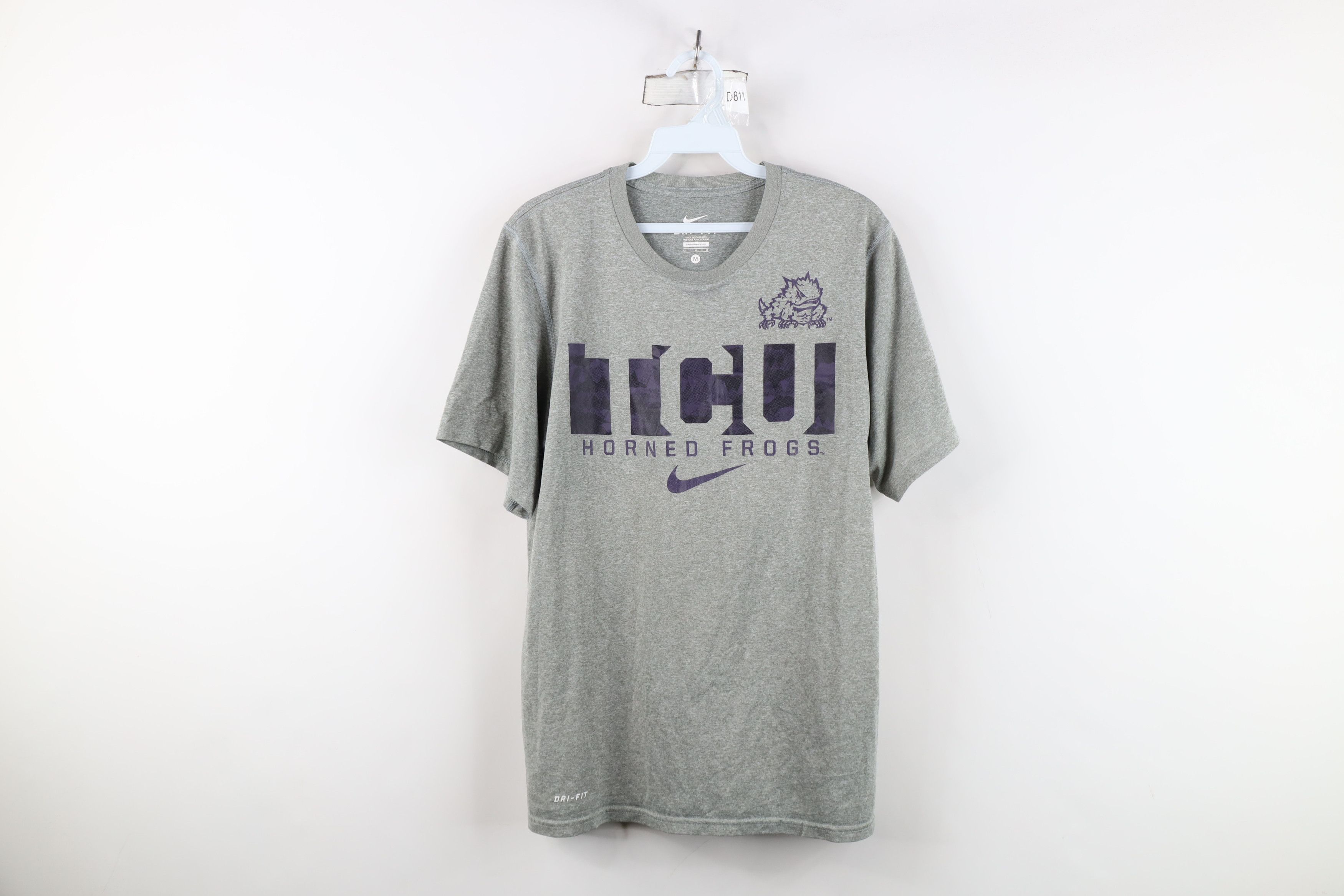 Nike Nike Center Swoosh TCU Horned Frogs Short Sleeve T-Shirt Size US M / EU 48-50 / 2 - 1 Thumbnail