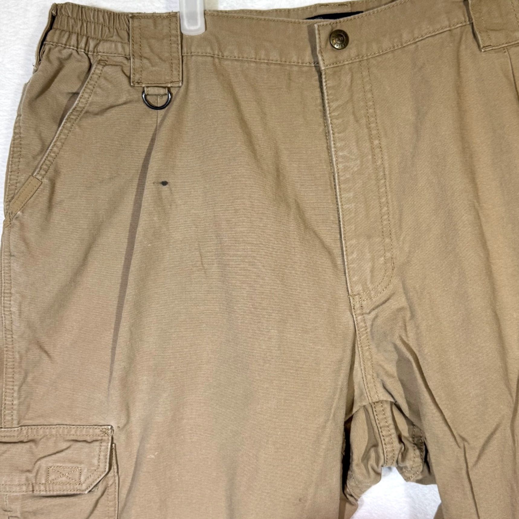 Vintage 5.11 Tactical Cargo Pants Men 40x32 Beige 100% Cotton Workwear Utility Pants Mens Big Pockets Cargo Size US 40 / EU 56 - 4 Thumbnail