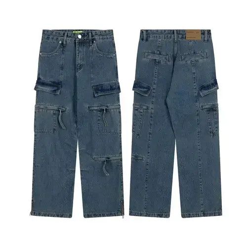 Designer × Japanese Brand × Vintage faded flared hiphop y2k cargo pants Size US 32 / EU 48 - 2 Thumbnail