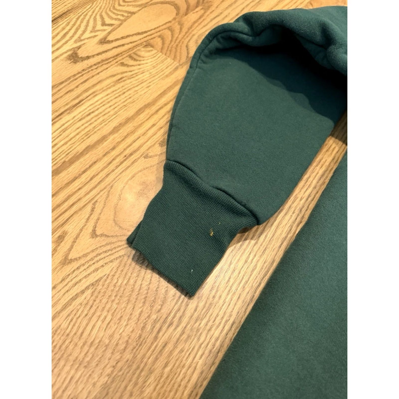 Doublet VINTAGE Russell Hoodie Sweatshirt Men’s XL Green 1980s Pullover Heavyweight Fleece Pockets Lined 80s True Vintage USA Logo Power Retro size XL Mens Size US XL / EU 56 / 4 - 4 Thumbnail