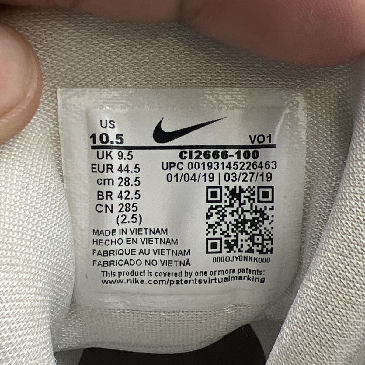 Nike NASA x pg 3 Apollo missions Size US 10.5 / EU 43-44 - 9 Thumbnail