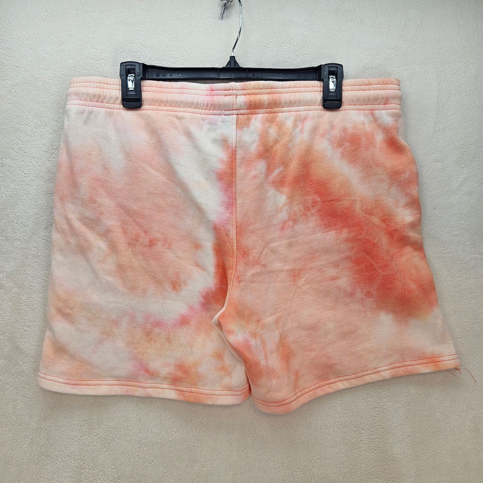 Nickelodeon SPONGEBOB WOMEN'S XL ORANGE TIE DYE FLEECE SHORTS Size 34" / US 12 / IT 48 - 6 Thumbnail