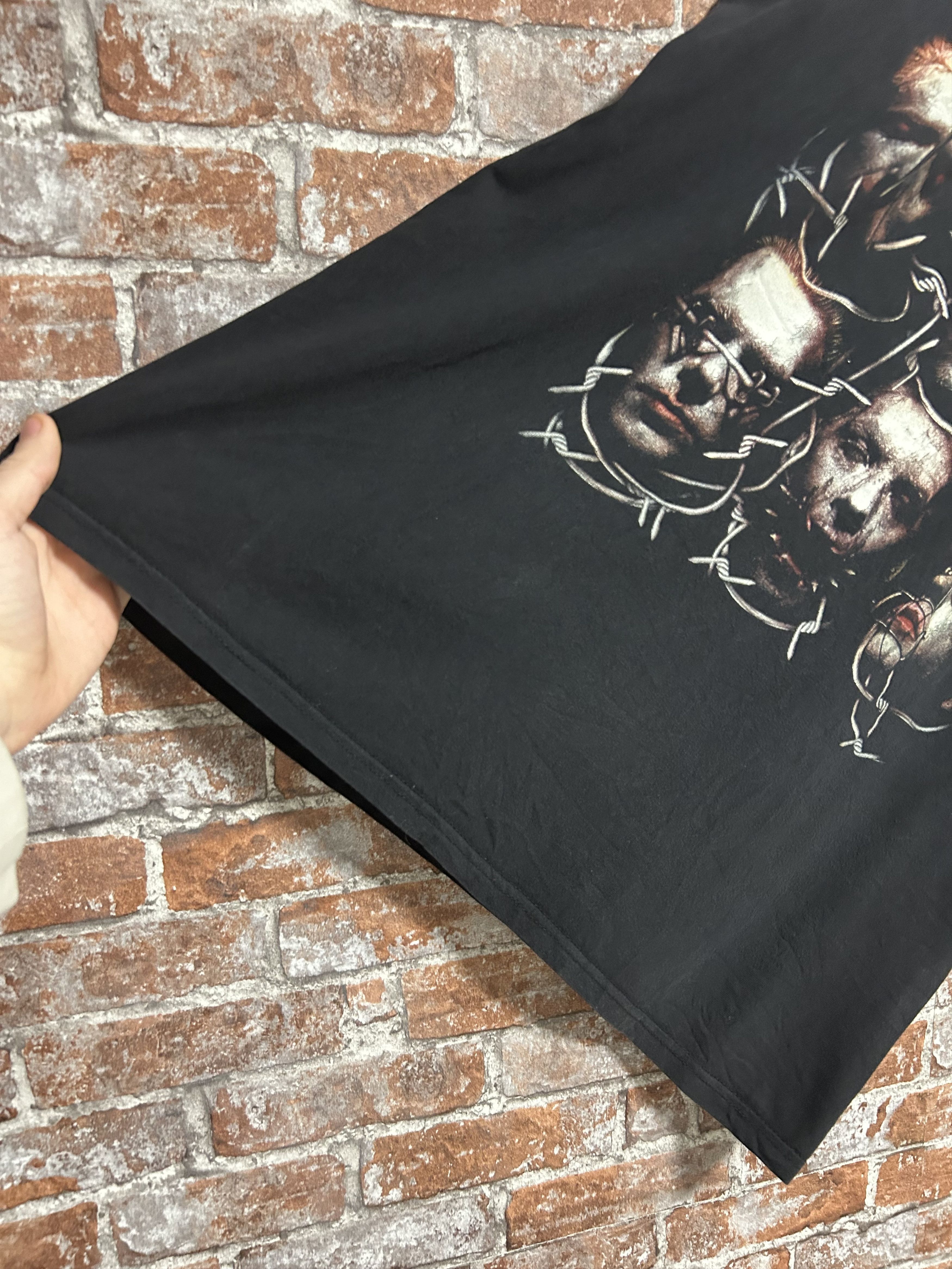 Band Tees × Vintage Vintage 90s Rammstein Rock band T-shirt Size US XL / EU 56 / 4 - 7 Thumbnail