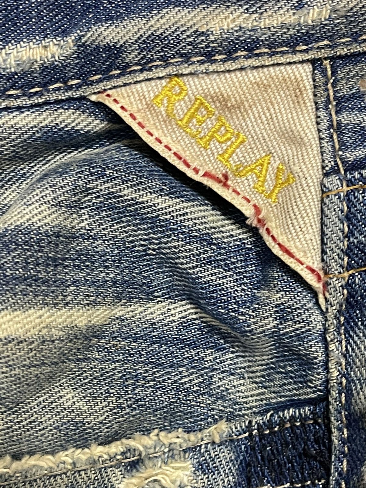 Replay Vintage Replay Mud Wash Classic Style Loose Jeans Size US 36 / EU 52 - 10 Thumbnail