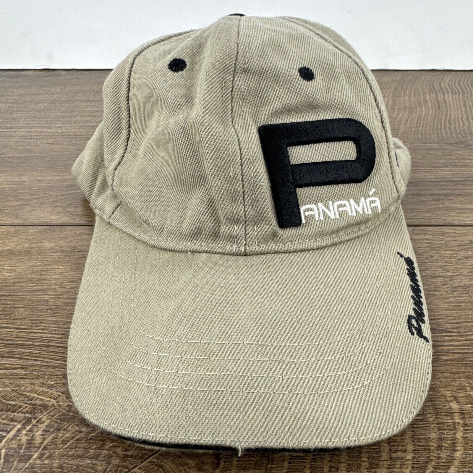Other Panama Hat Panama Tan Brown Hat Adjustable Adult Size Hat Ca Size ONE SIZE - 3 Thumbnail