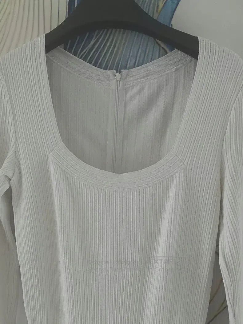 Alaia Alaia Long Sleeve Knitted Dress Size S / US 4 / IT 40 - 3 Thumbnail