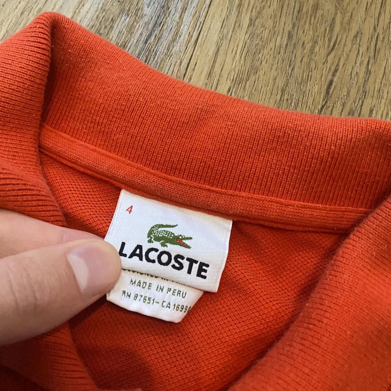 Lacoste Red Lacoste polo shirt #polo Streetwear Premium Size US M / EU 48-50 / 2 - 4 Thumbnail