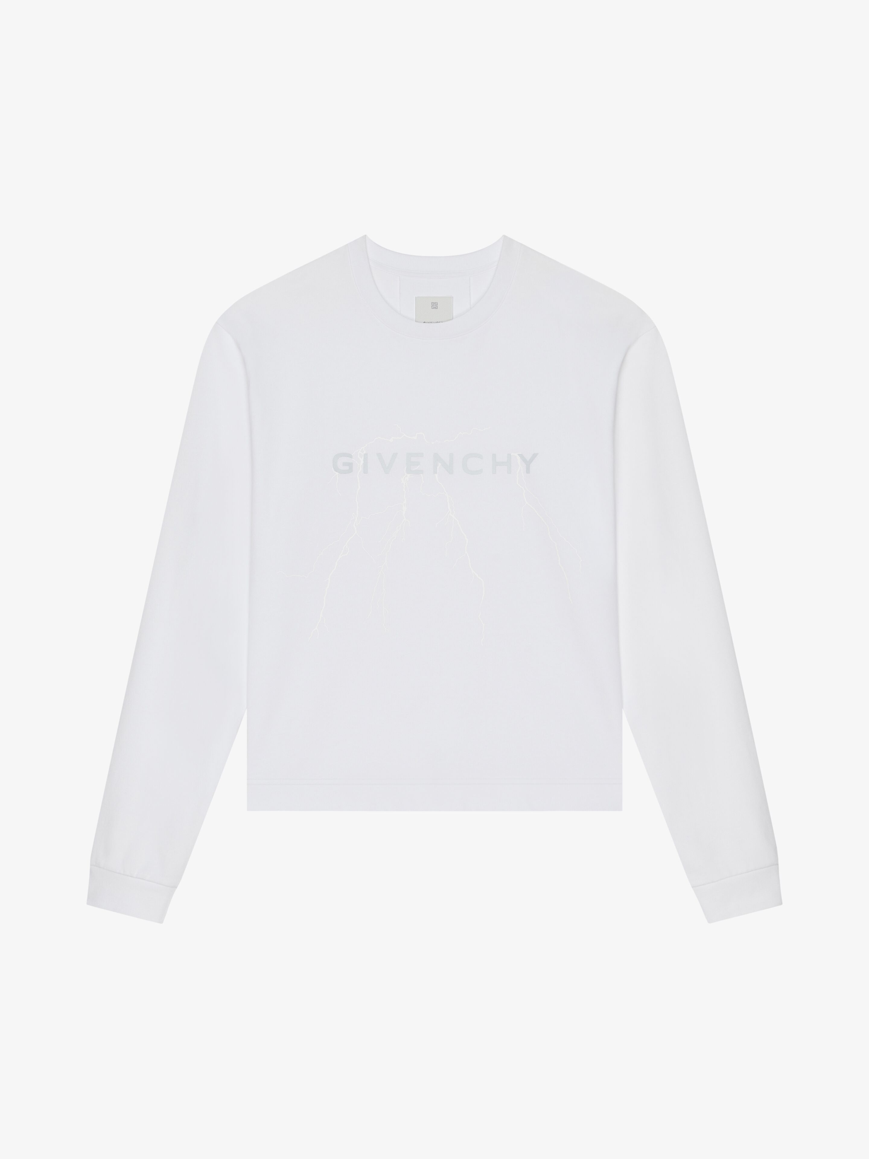 Givenchy o1w1db10325 Boxy Long Sleeve in White Size US XXL / EU 58 / 5 - 1 Thumbnail