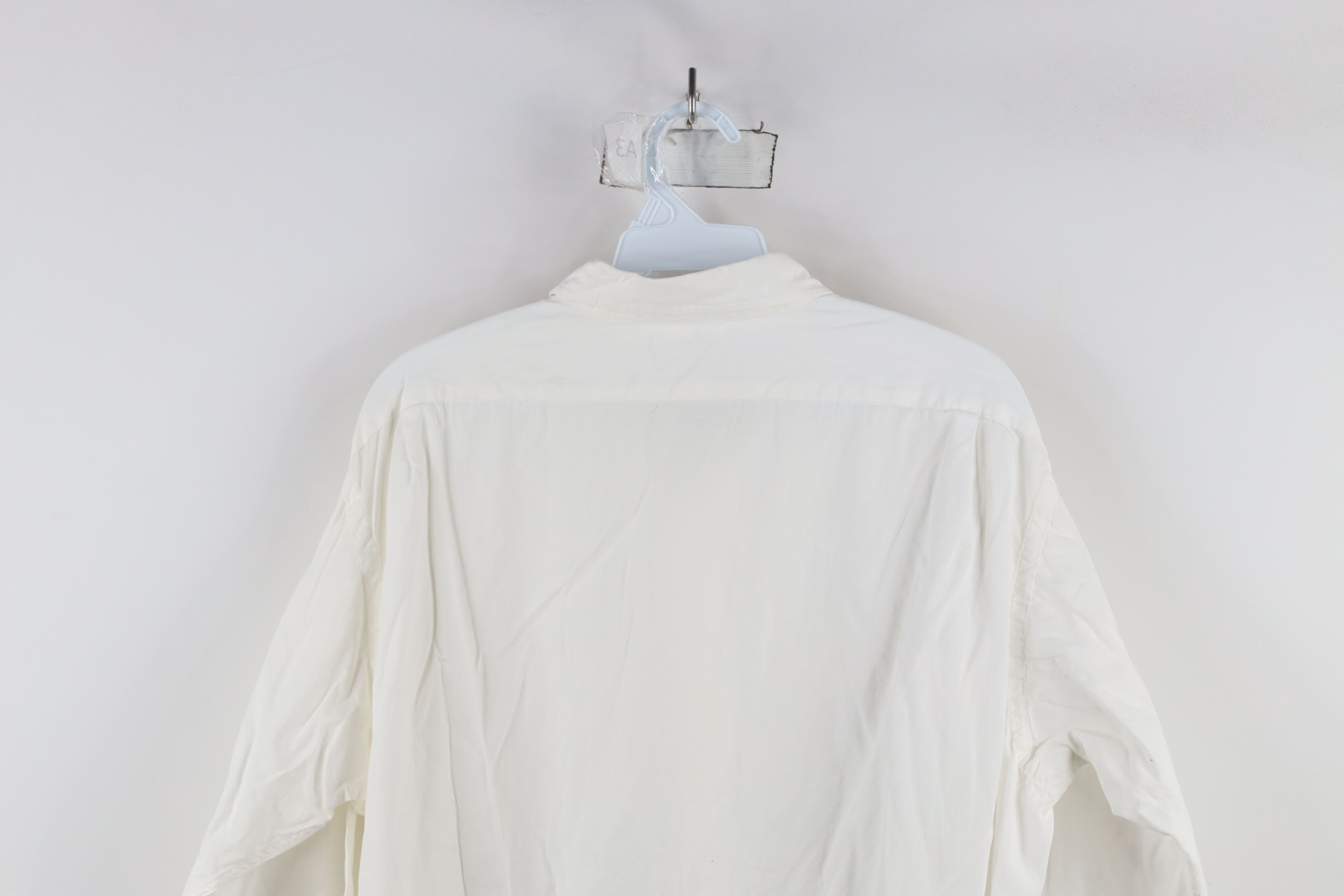 Vintage Vintage 50s 60s Rockabilly French Cuff Button Shirt White Size US XL / EU 56 / 4 - 8 Thumbnail