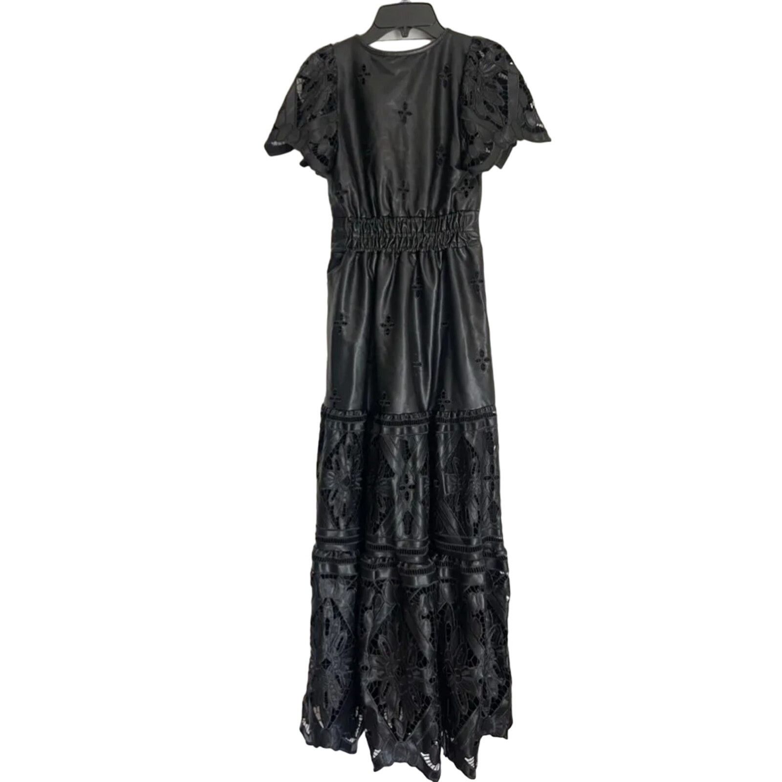 Anthropologie NWT Anthropologie The Somerset Maxi Dress Faux Leather XXS Size XXS / US 00 / IT 34 - 7 Thumbnail