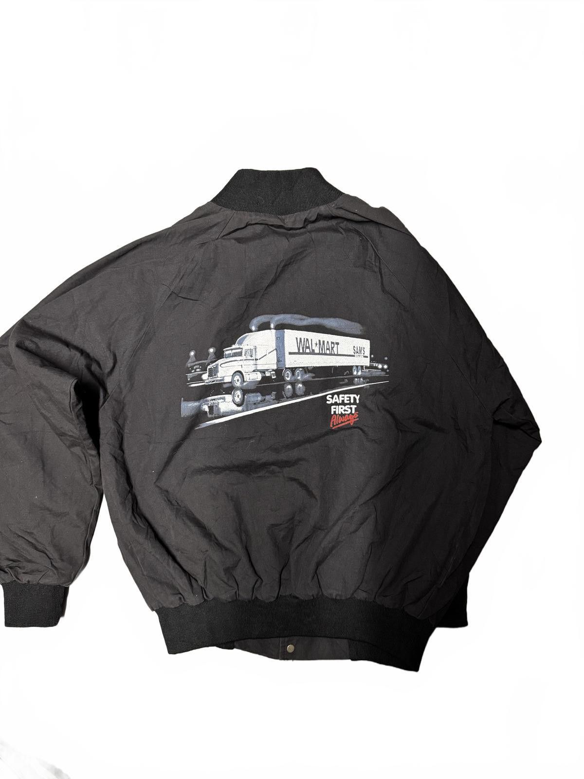 Auburn Sportswear Vintage Wal-Mart Safety First Bomber Jacket Size US L / EU 52-54 / 3 - 5 Thumbnail