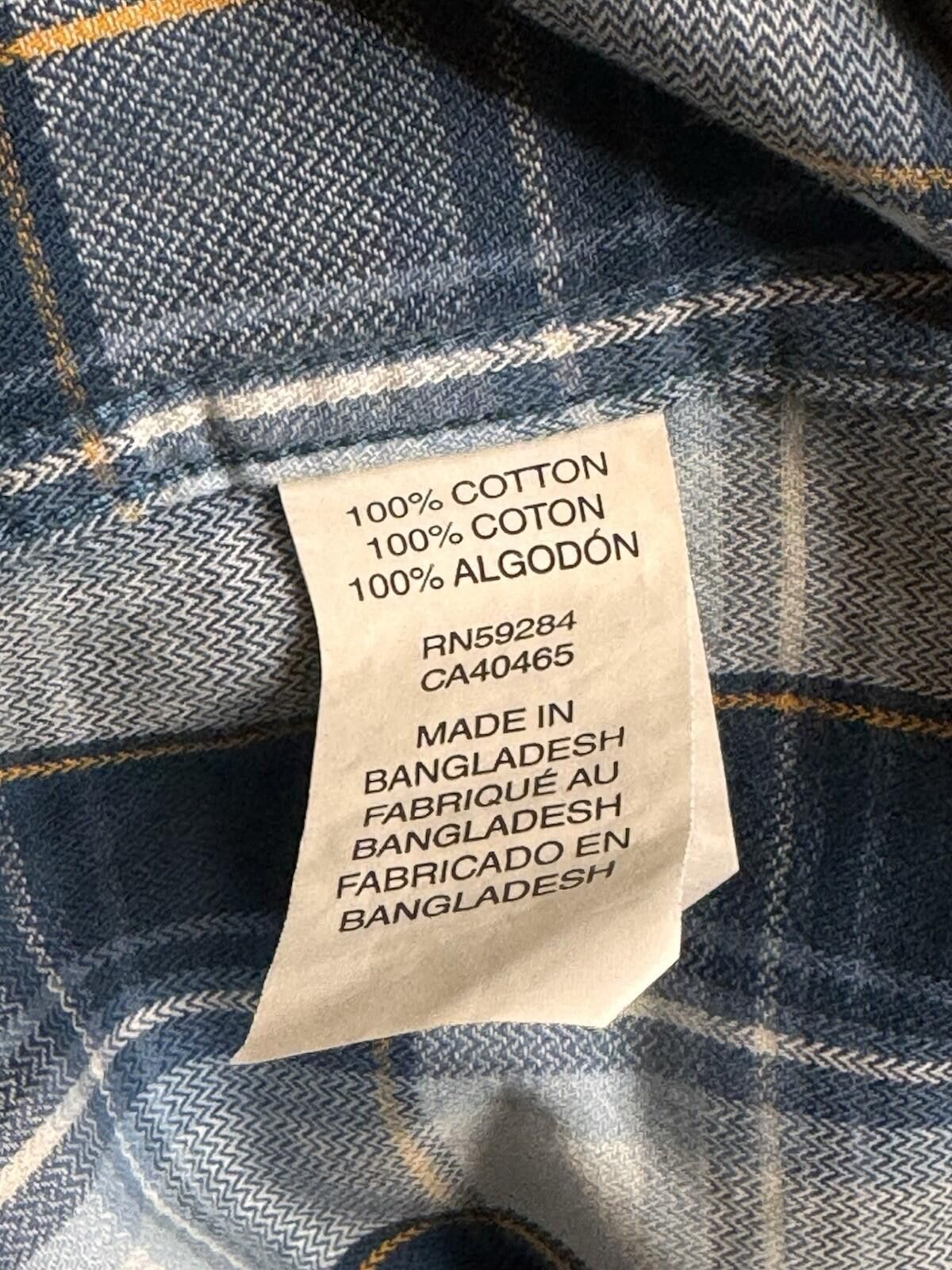 Other Children’s Place Boy's Button Down Blue Plaid XL 14 [722] Size US XL / EU 56 / 4 - 6 Thumbnail