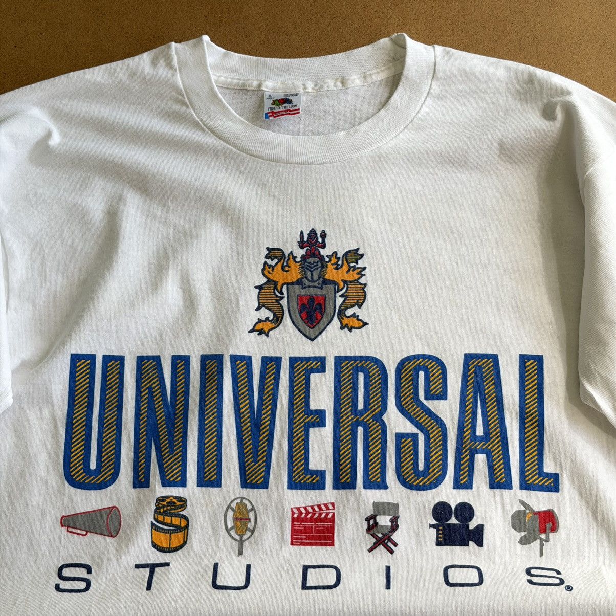 Vintage Vintage 90s Universal Studios Florida Single Stitch Tee Size US L / EU 52-54 / 3 - 2 Thumbnail