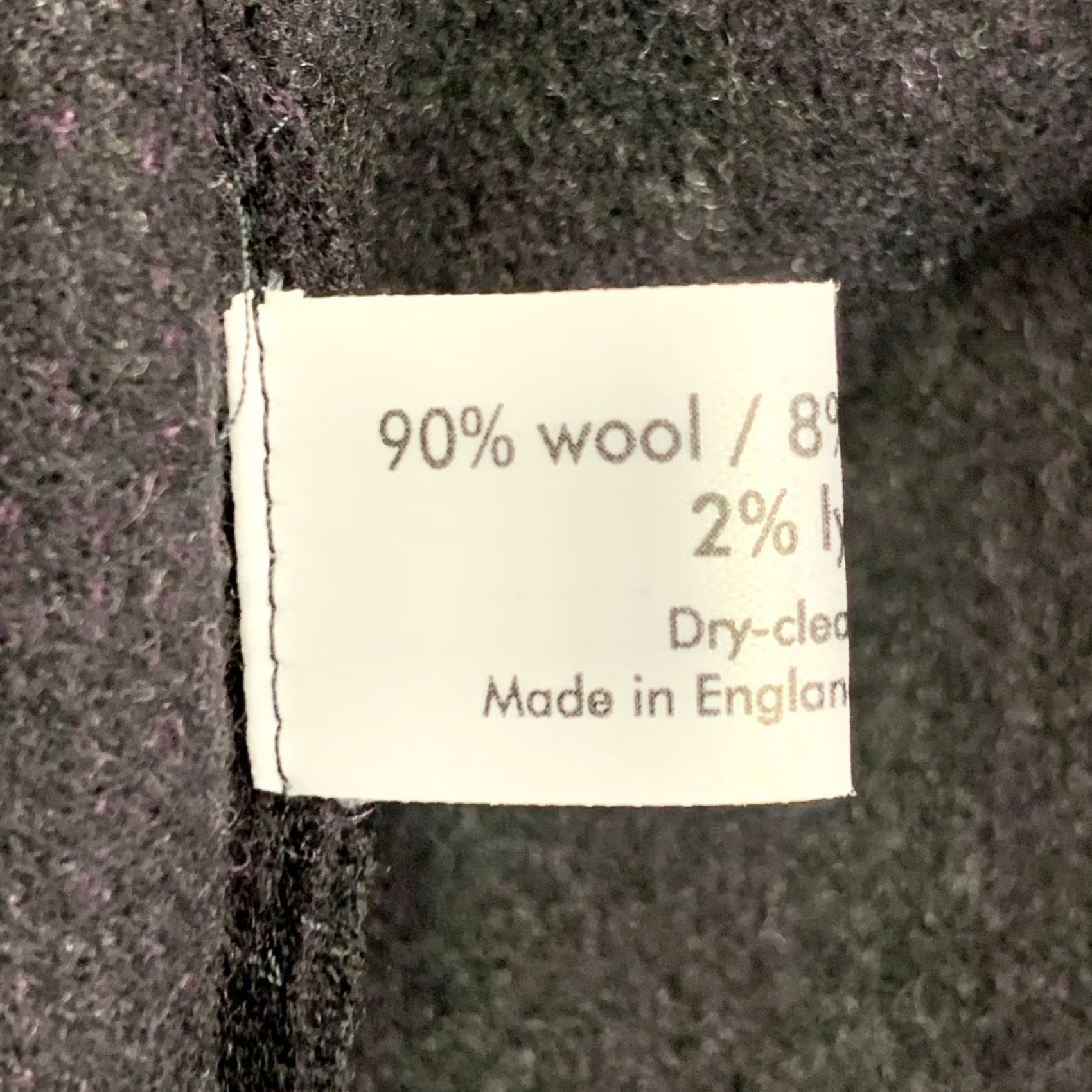 eskandar ESKANDAR Size L Brown Purple Wool Cashmere Ribbed Open Front Vest Women Size L / US 10 / IT 46 - 5 Thumbnail