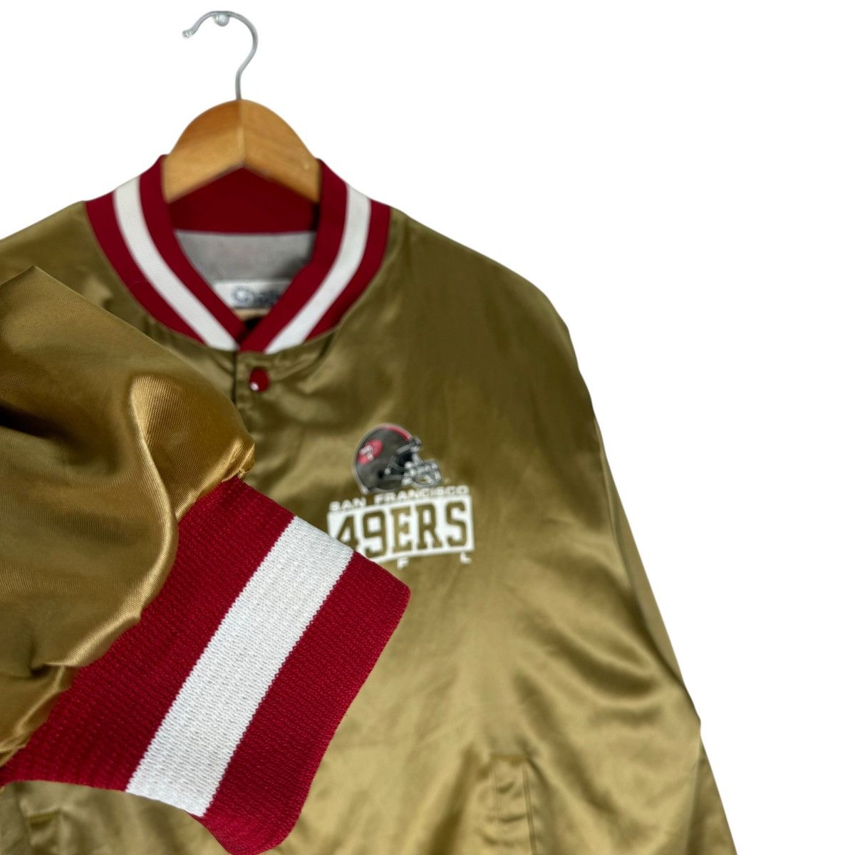Chalk Line ⚡️SAN FRANCISCO 49ERS NFL VARSITY JACKET Size US L / EU 52-54 / 3 - 7 Thumbnail