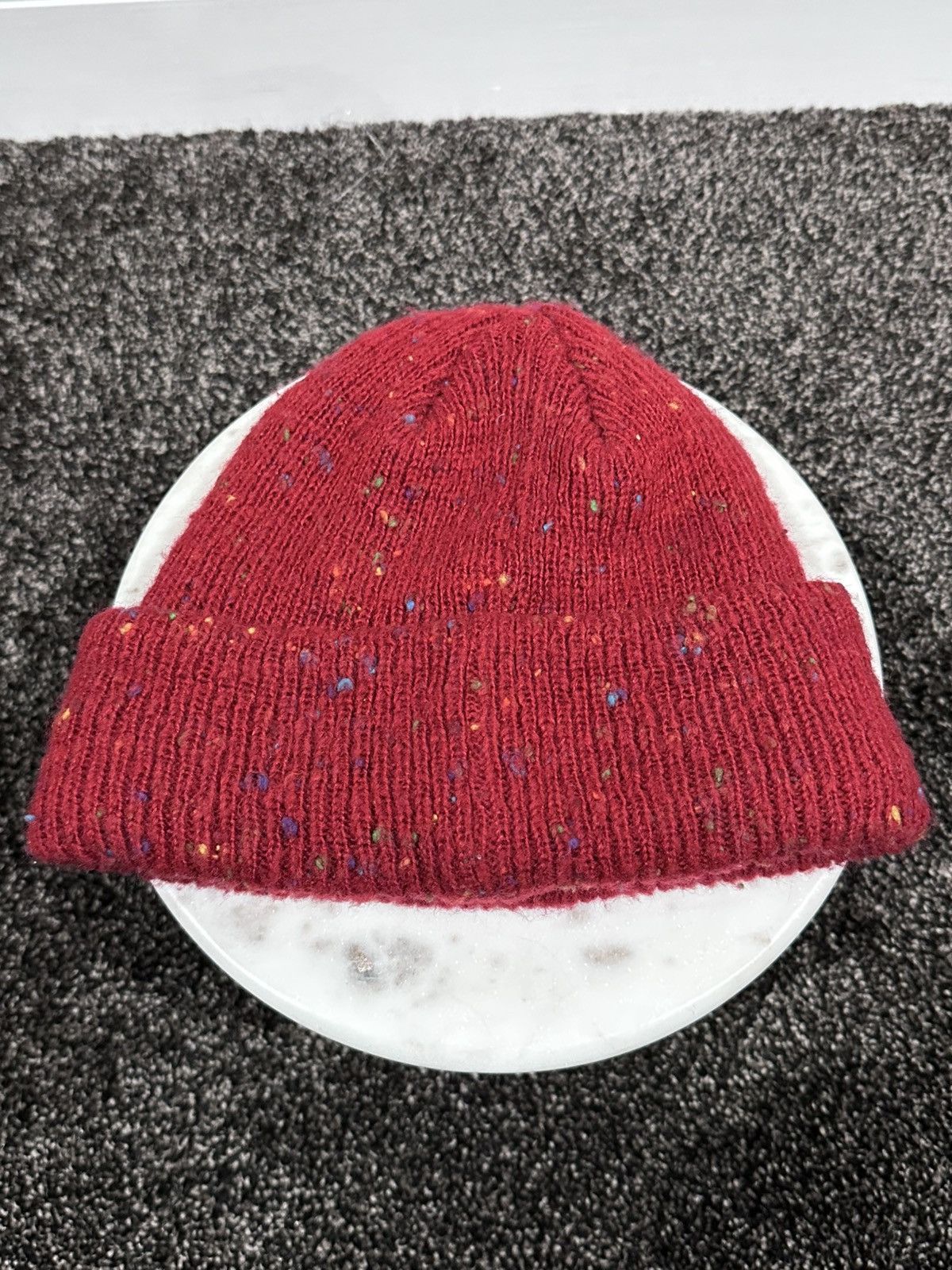 Supreme Supreme Piling Loose Gauge Logo Red Beanie Knit Hat Size ONE SIZE - 2 Thumbnail