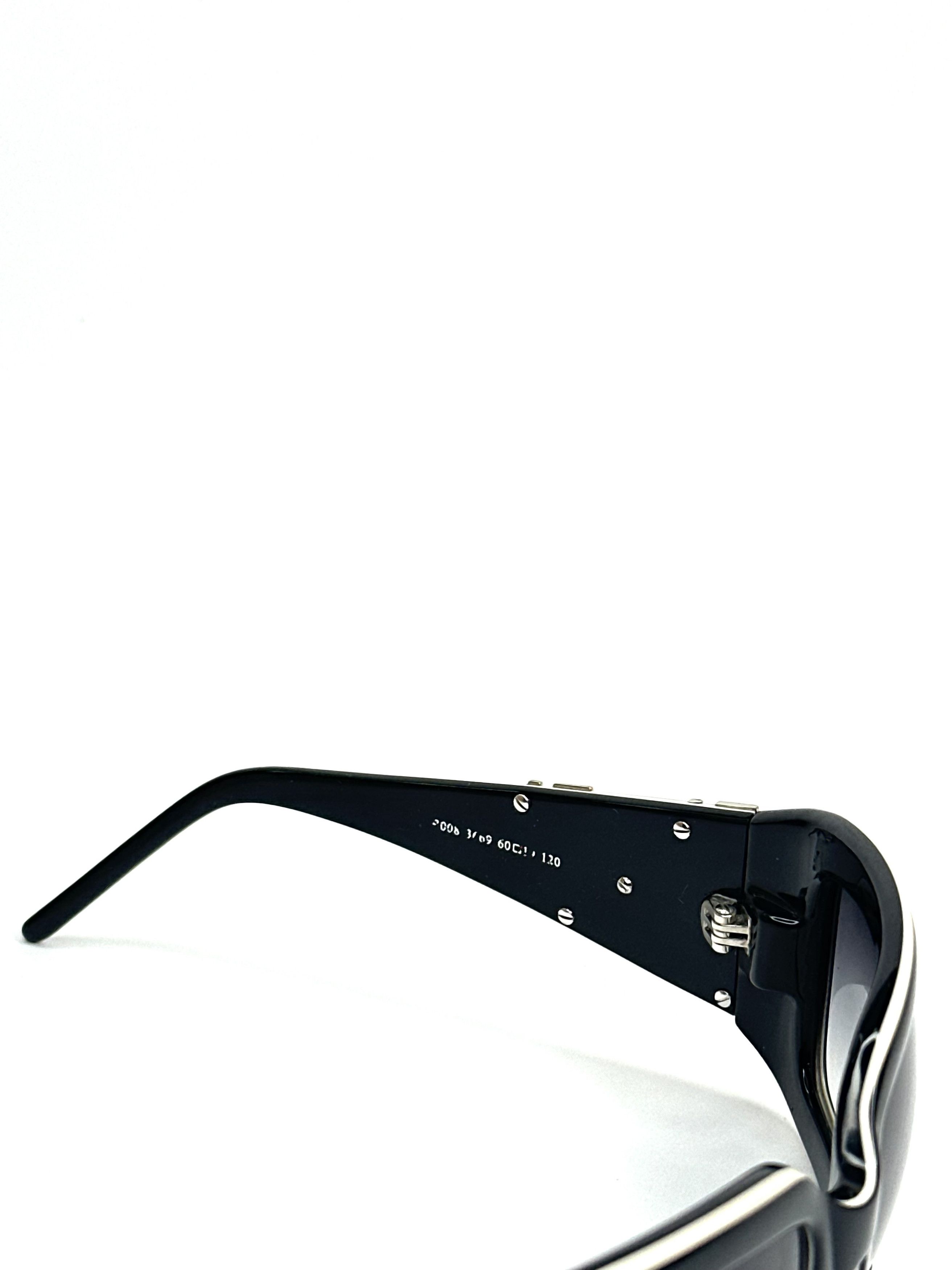 Versace Versace Barocco Rhinestones Swarovski Vintage Sunglasses Size ONE SIZE - 7 Thumbnail