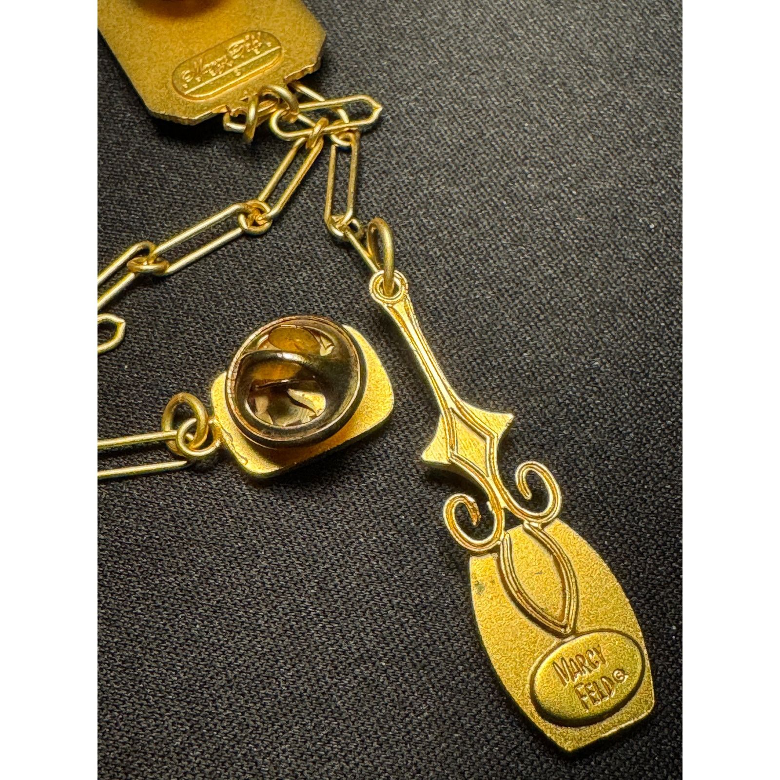 Other Marcy Feld Double Pin Brooch with Long Charm Size ONE SIZE - 6 Thumbnail