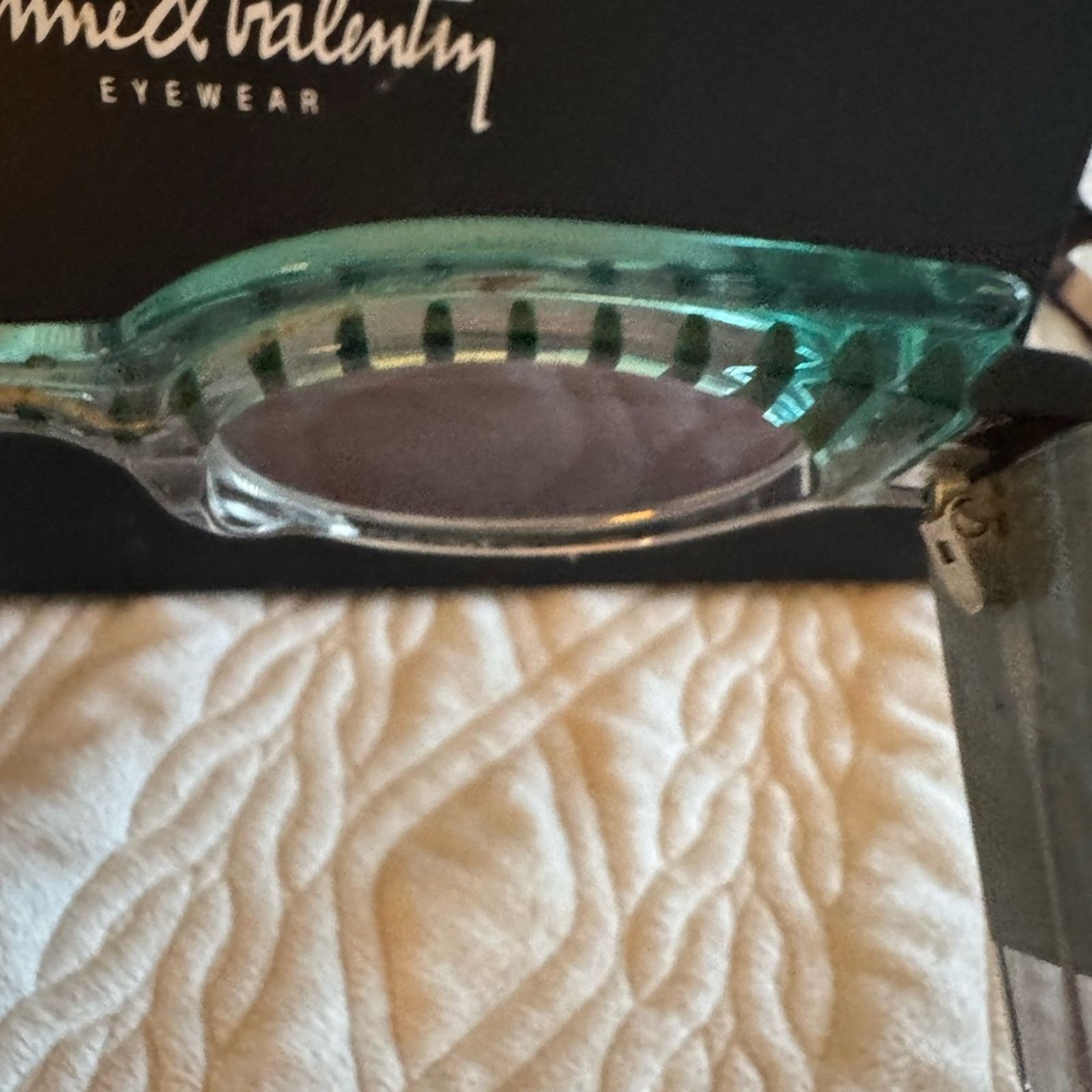 Anne & Valentin Anne & Valentin Green / Black and clear striped handmade Size ONE SIZE - 11 Thumbnail