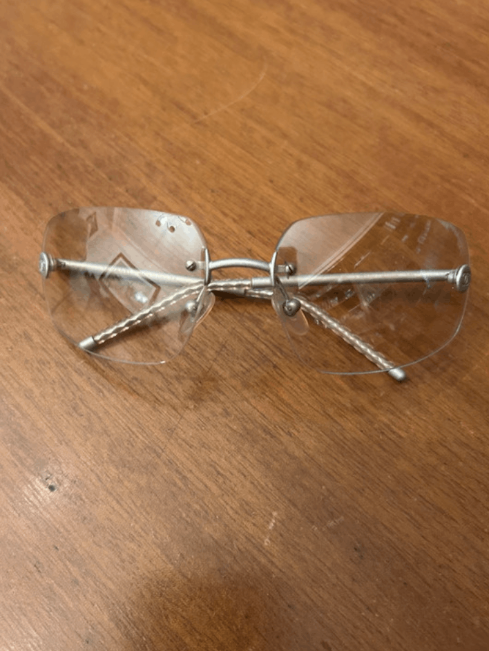Chanel × Vintage CHANEL SUNGLASSES 4035 LOGO ICONIC 4017 Mask RI967 Size ONE SIZE - 4 Thumbnail