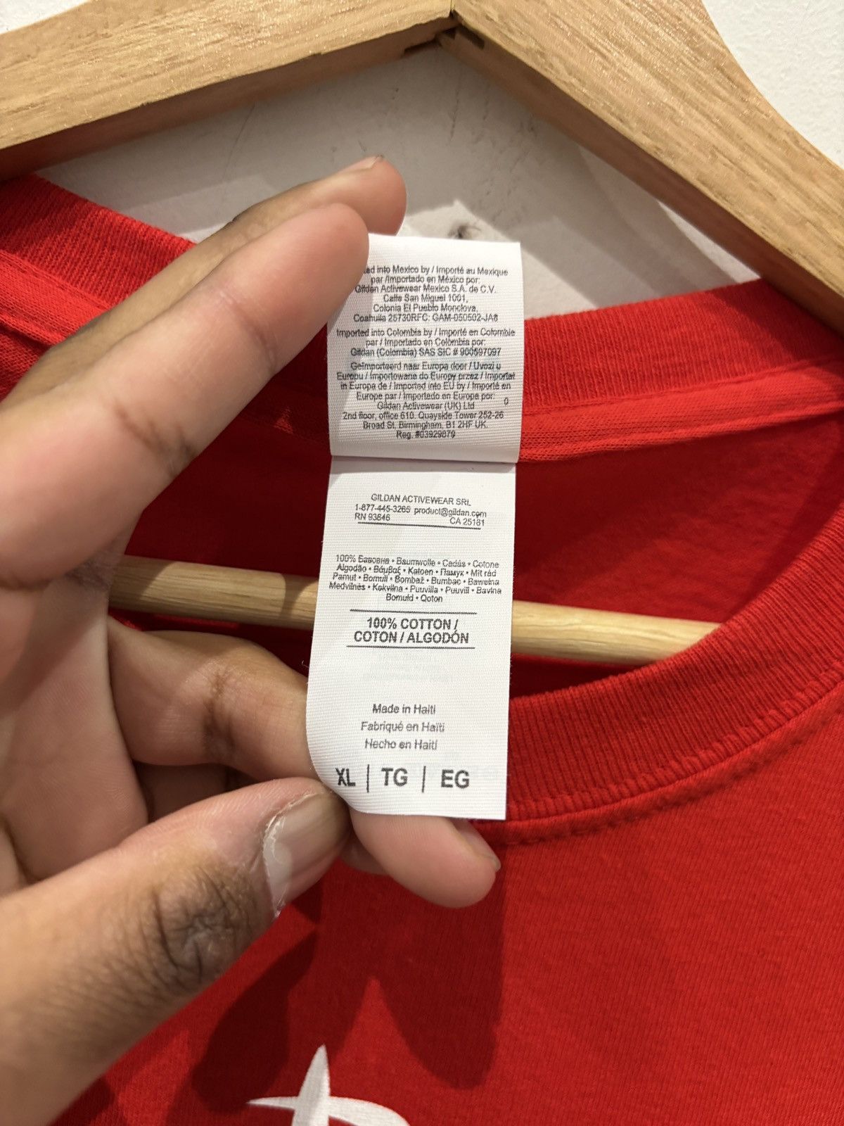 Travis Scott Travis Scott Houston Rockets Run as one Tee Red Size US XL / EU 56 / 4 - 3 Thumbnail